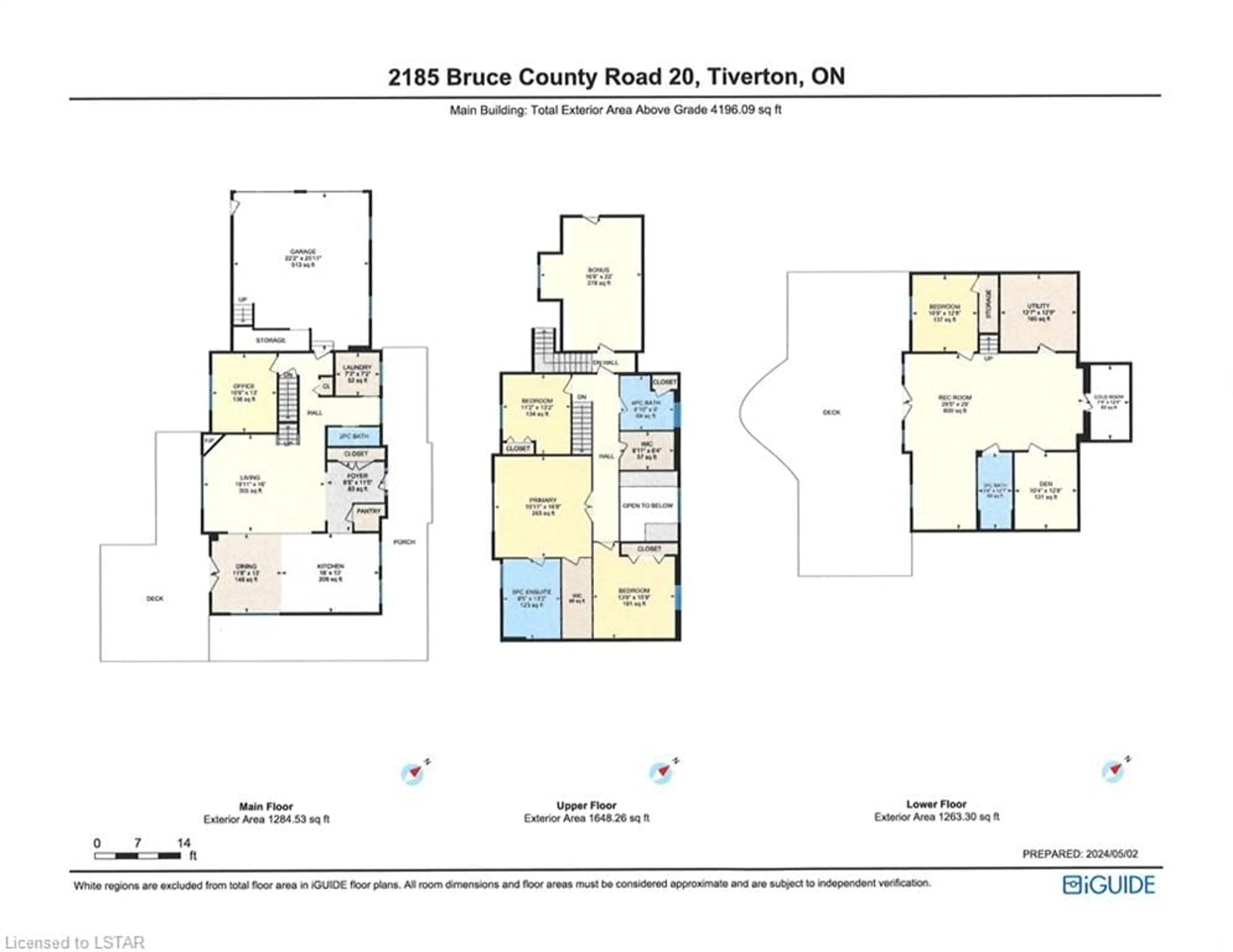 Floor plan for 2185 Bruce Road 20, Kincardine Ontario N0G 2T0
