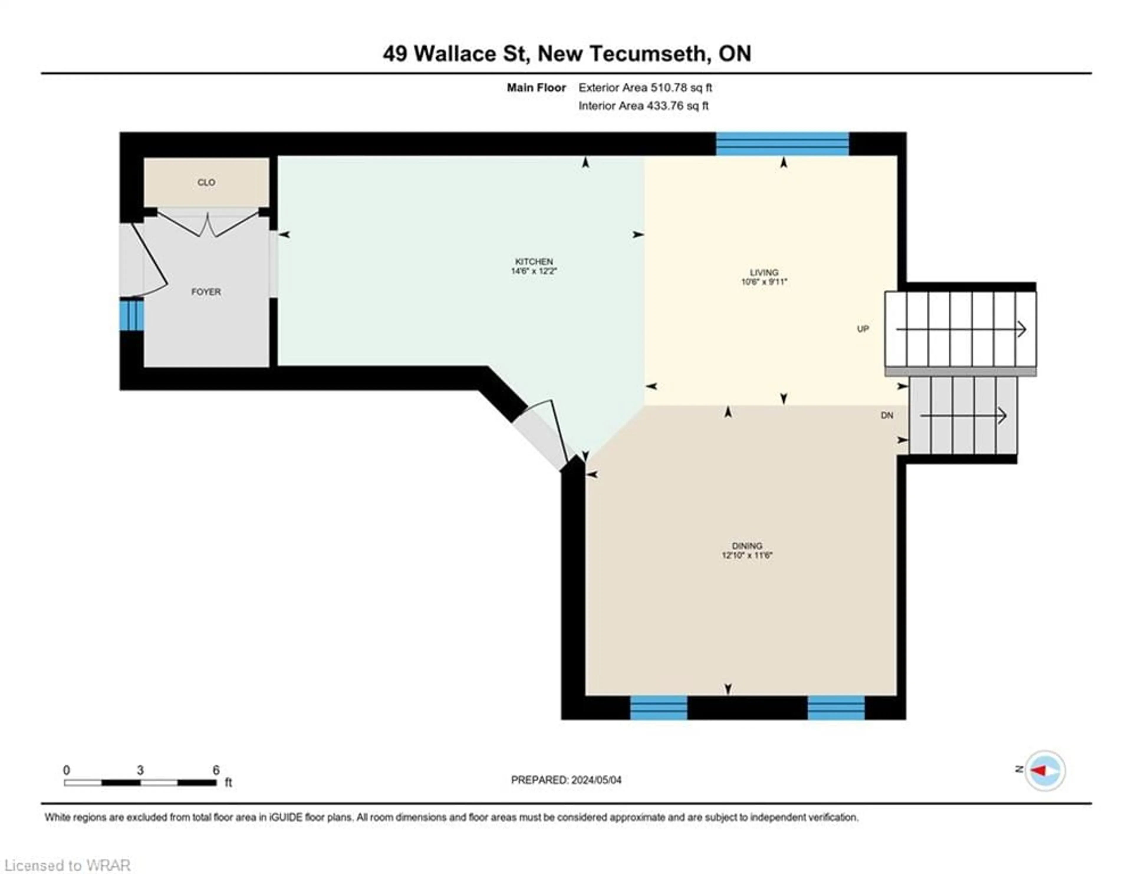 Floor plan for 49 Wallace St, Alliston Ontario L9R 2G5