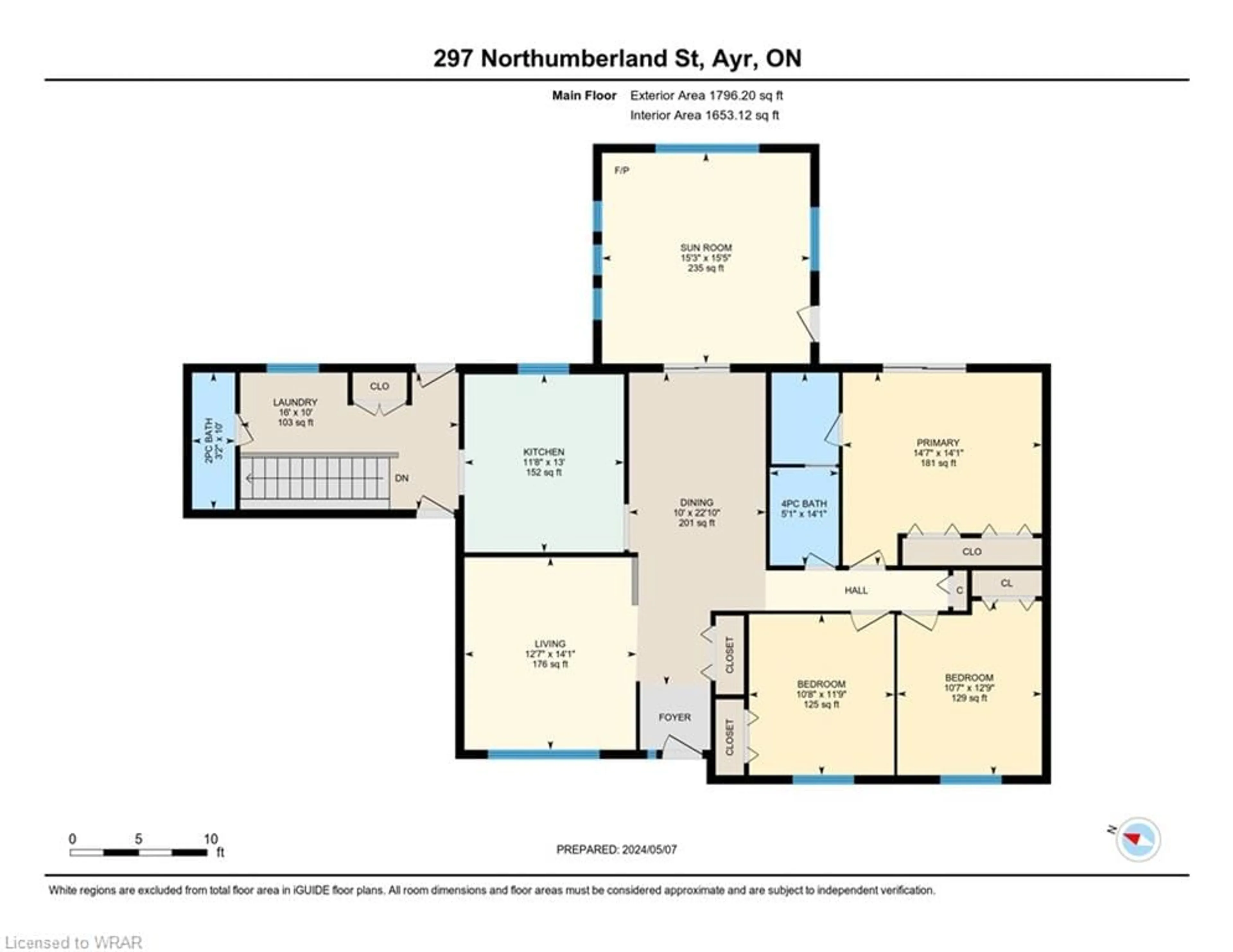 Floor plan for 297 Northumberland St, Ayr Ontario N0B 1E0