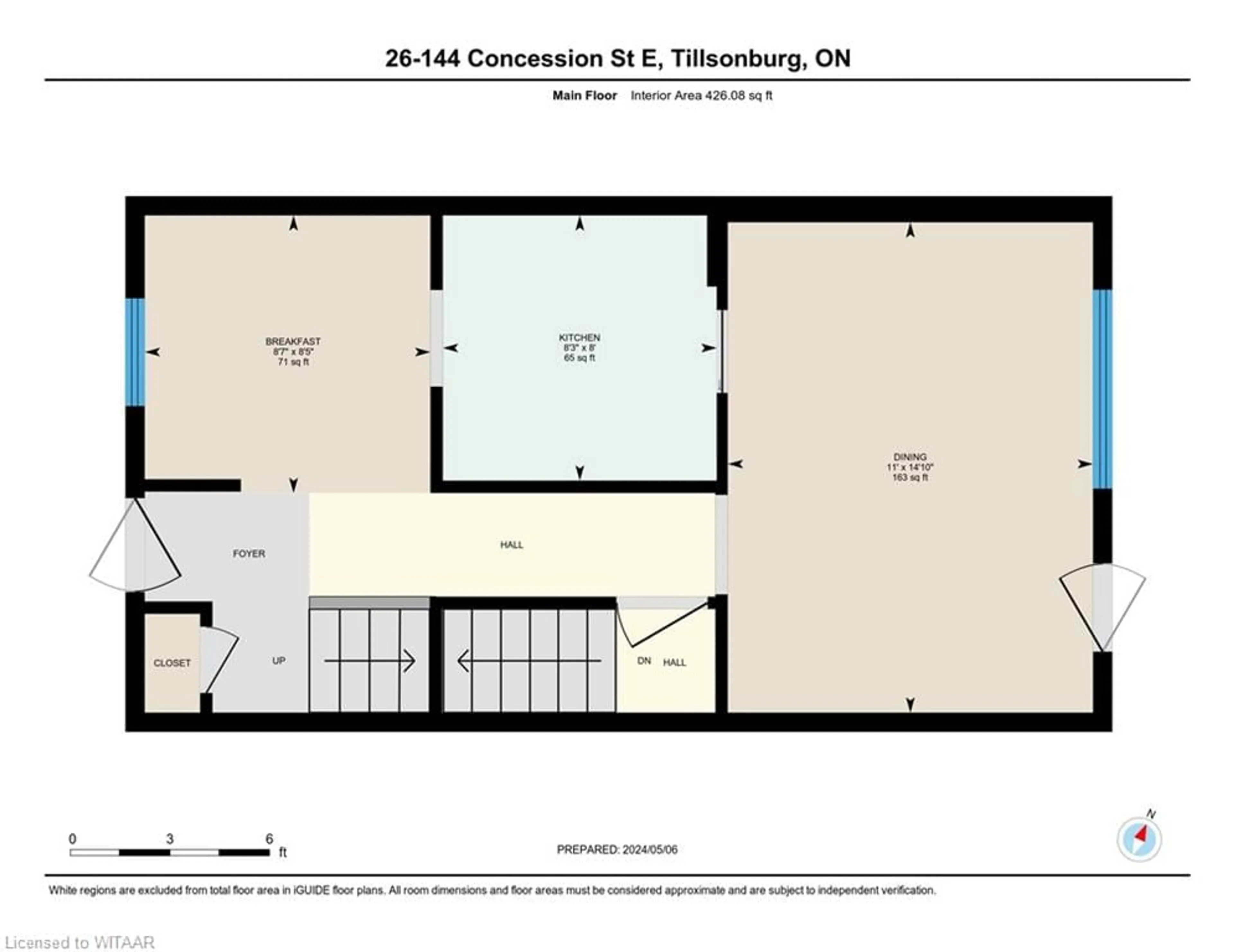 Floor plan for 144 Concession St #26, Tillsonburg Ontario N4G 1N5