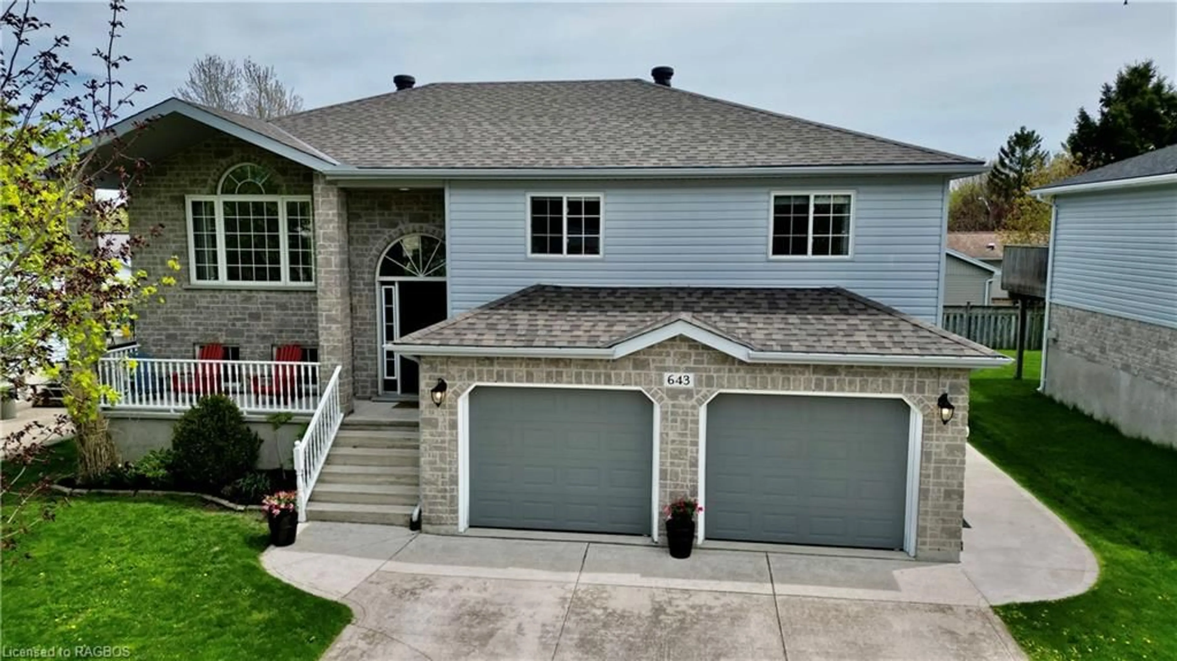 Frontside or backside of a home for 643 Macyoung Dr, Kincardine Ontario N2Z 1T7