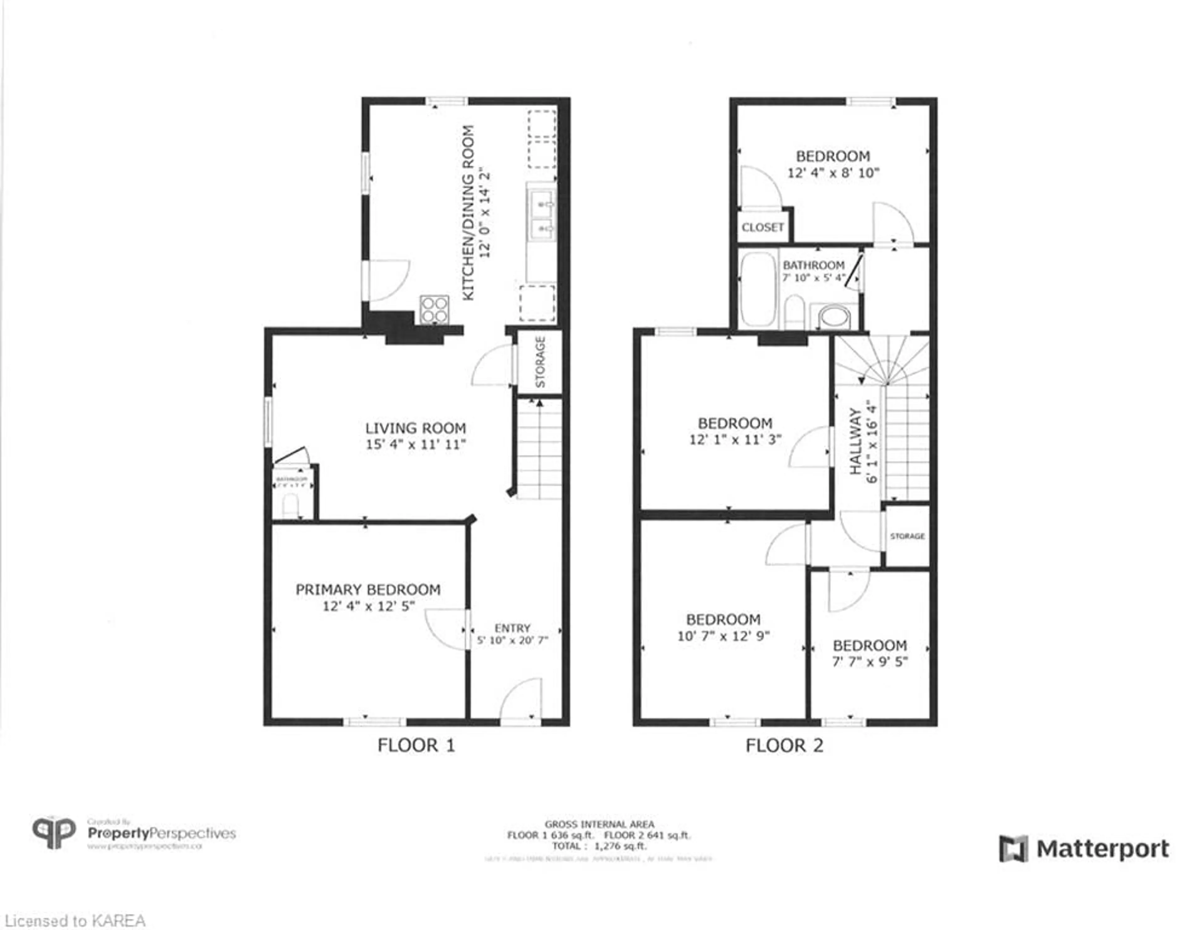 Floor plan for 425 Brock St, Kingston Ontario K7L 1T5