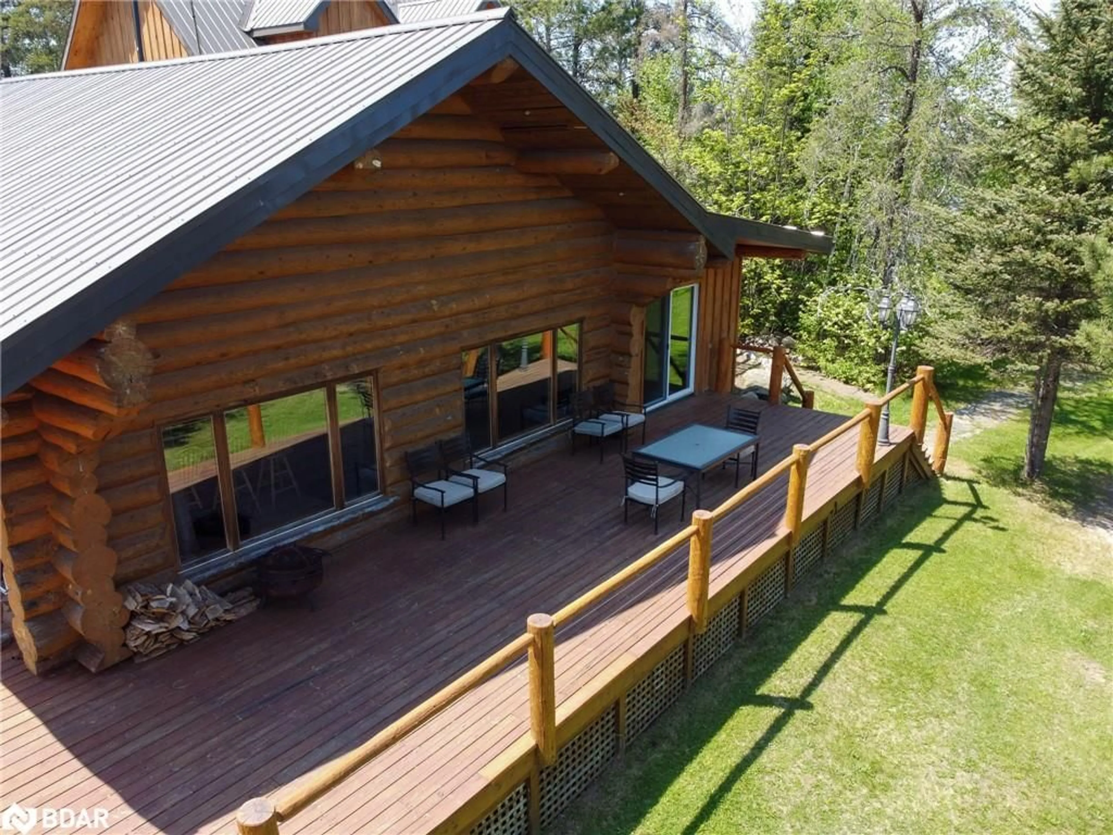 Patio, cottage for 59 White Bear Crt, Temagami Ontario P0H 2H0