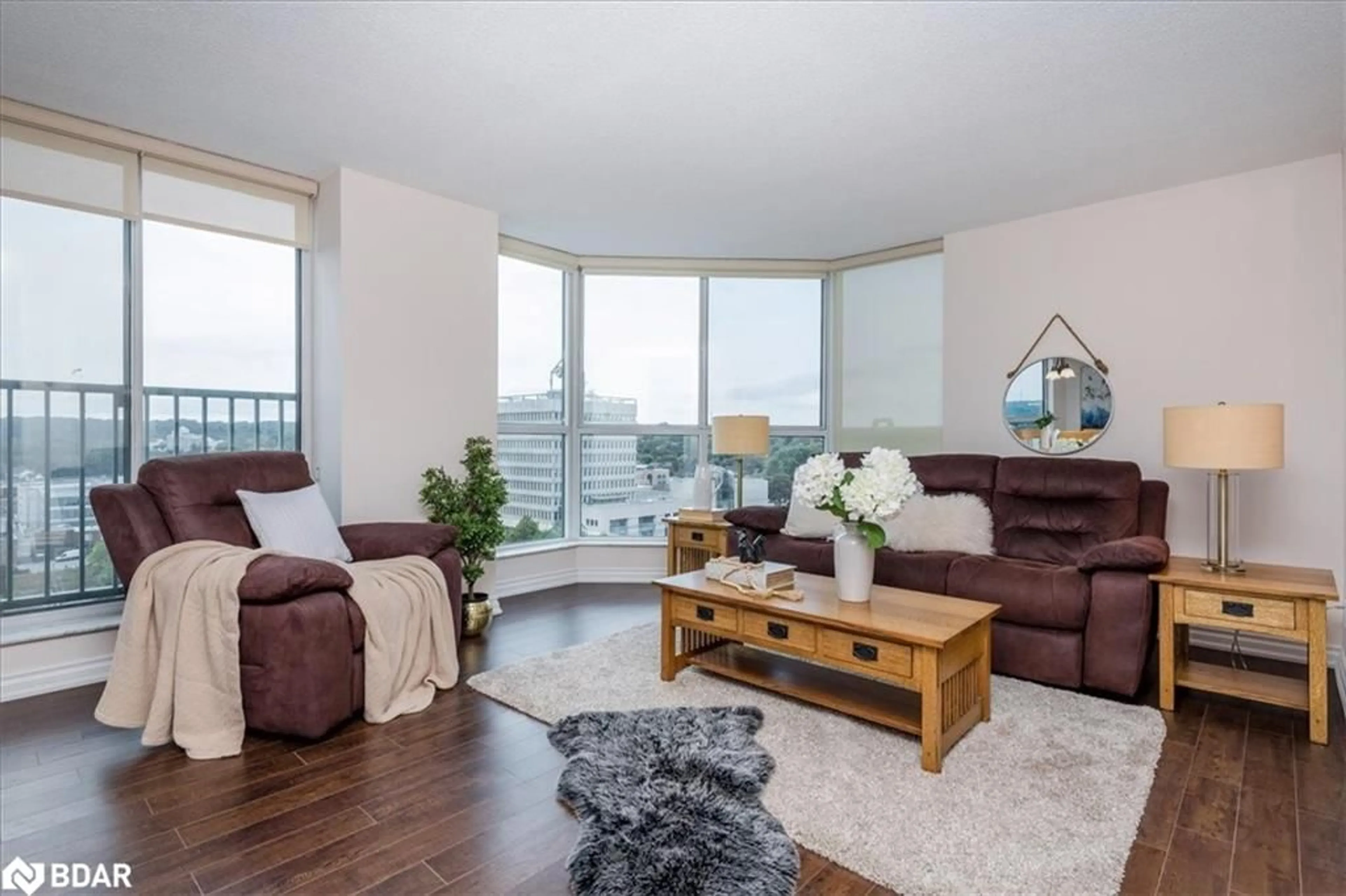 Living room for 140 Dunlop St #1202, Barrie Ontario L4M 6H9