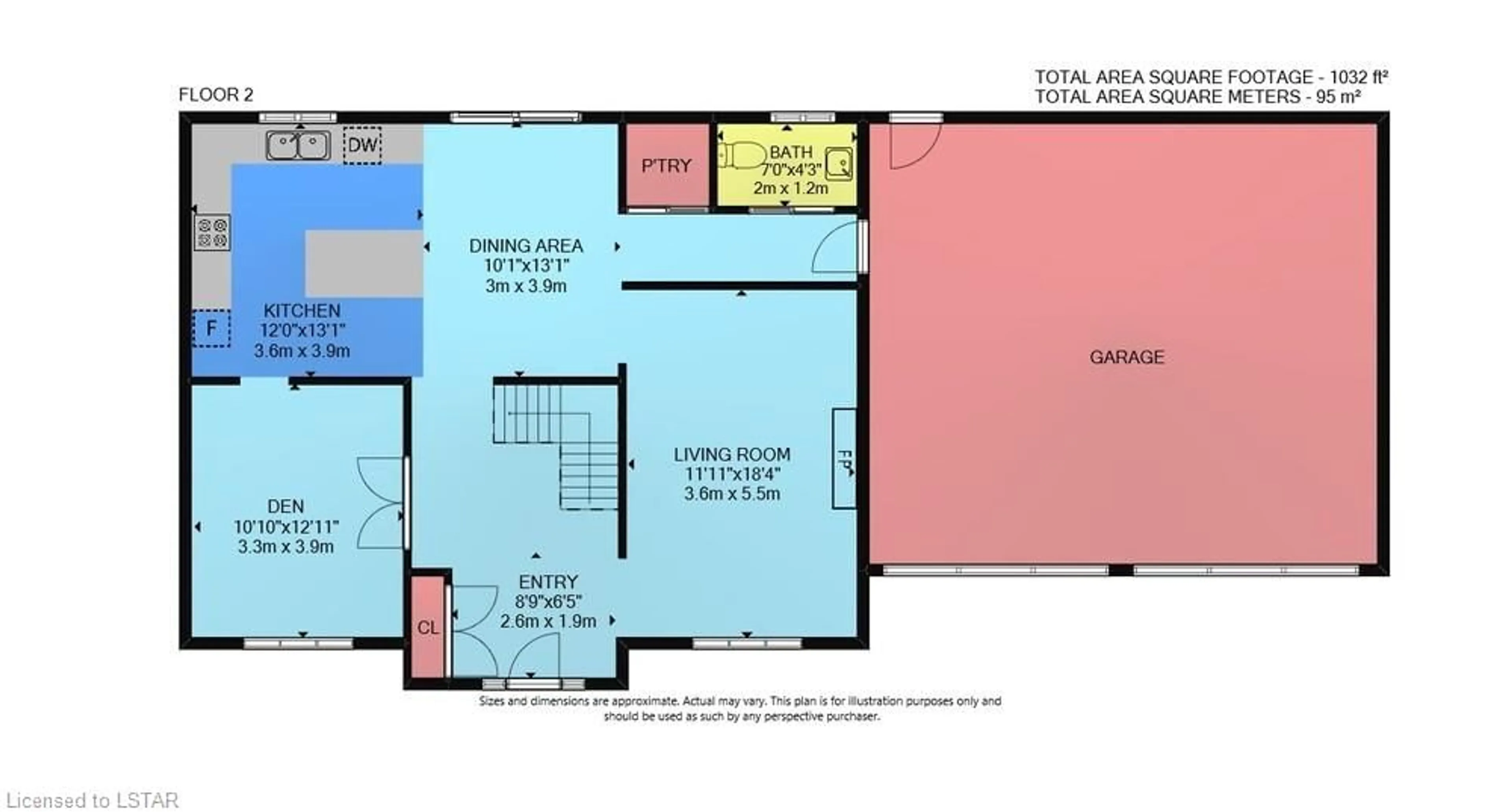 Floor plan for 58 Dissing Cres, London Ontario N6H 5M4