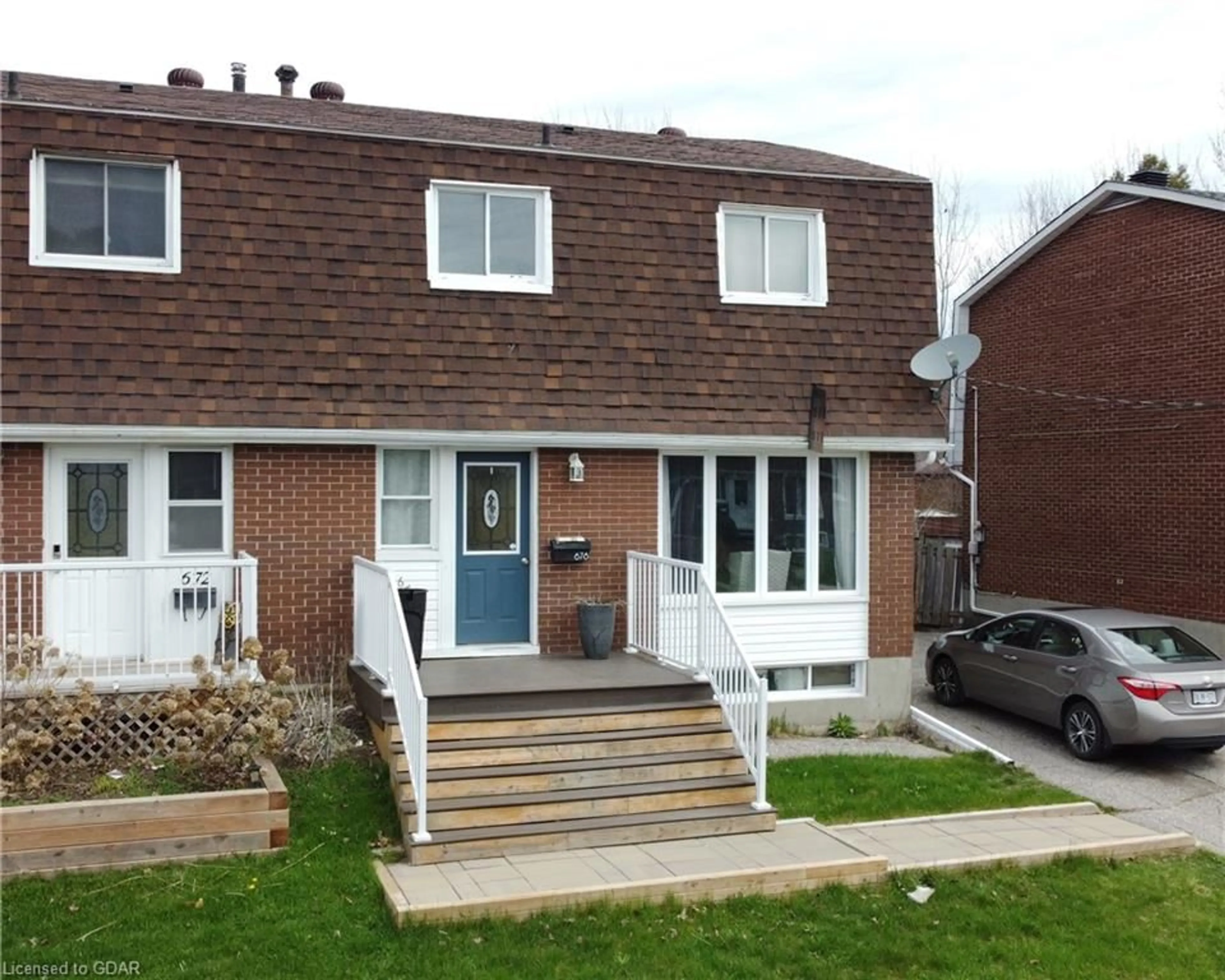 Home with brick exterior material for 678 Dane Ave, North Bay Ontario P1B 7G7