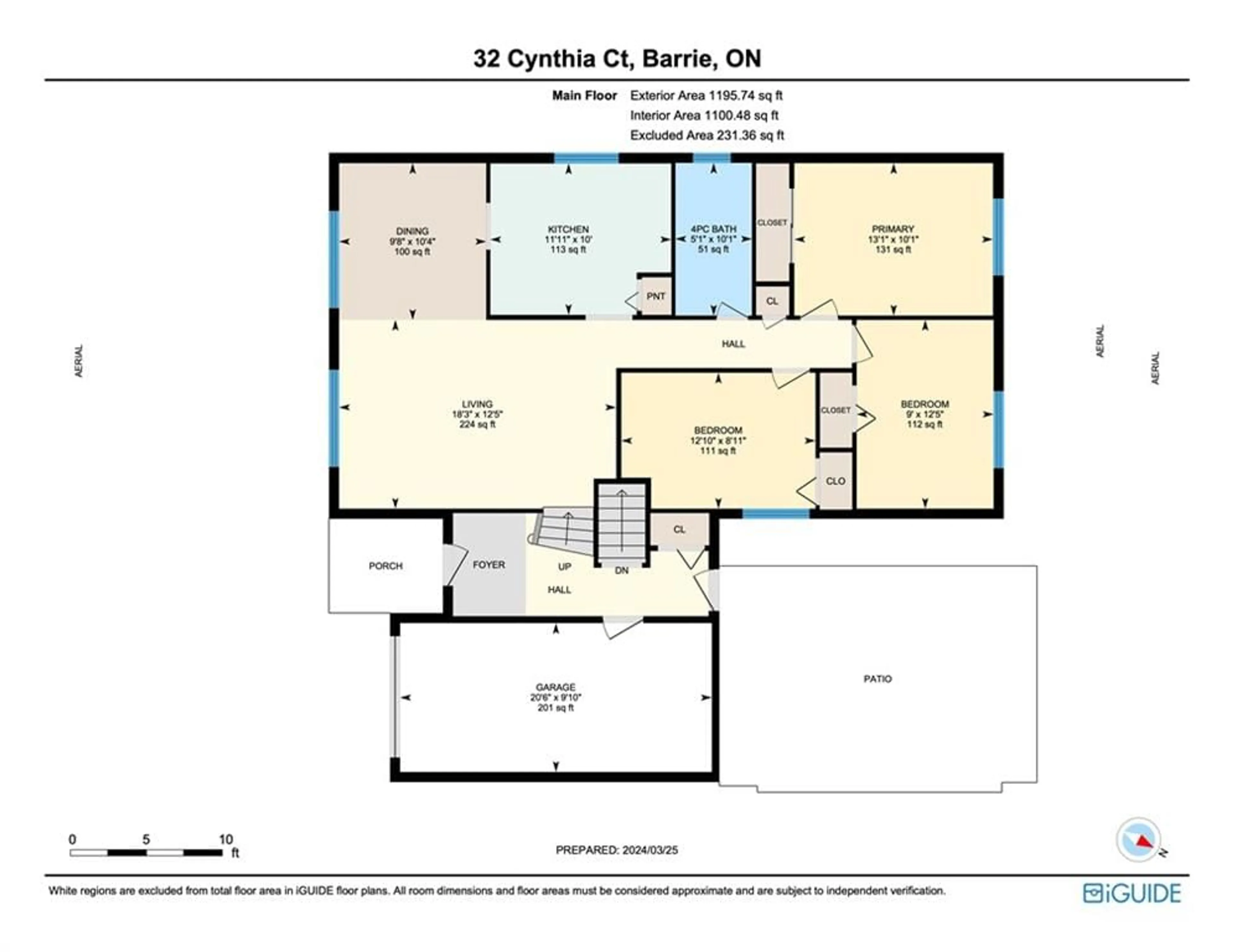 Floor plan for 32 Cynthia Crt, Barrie Ontario L4M 2X4