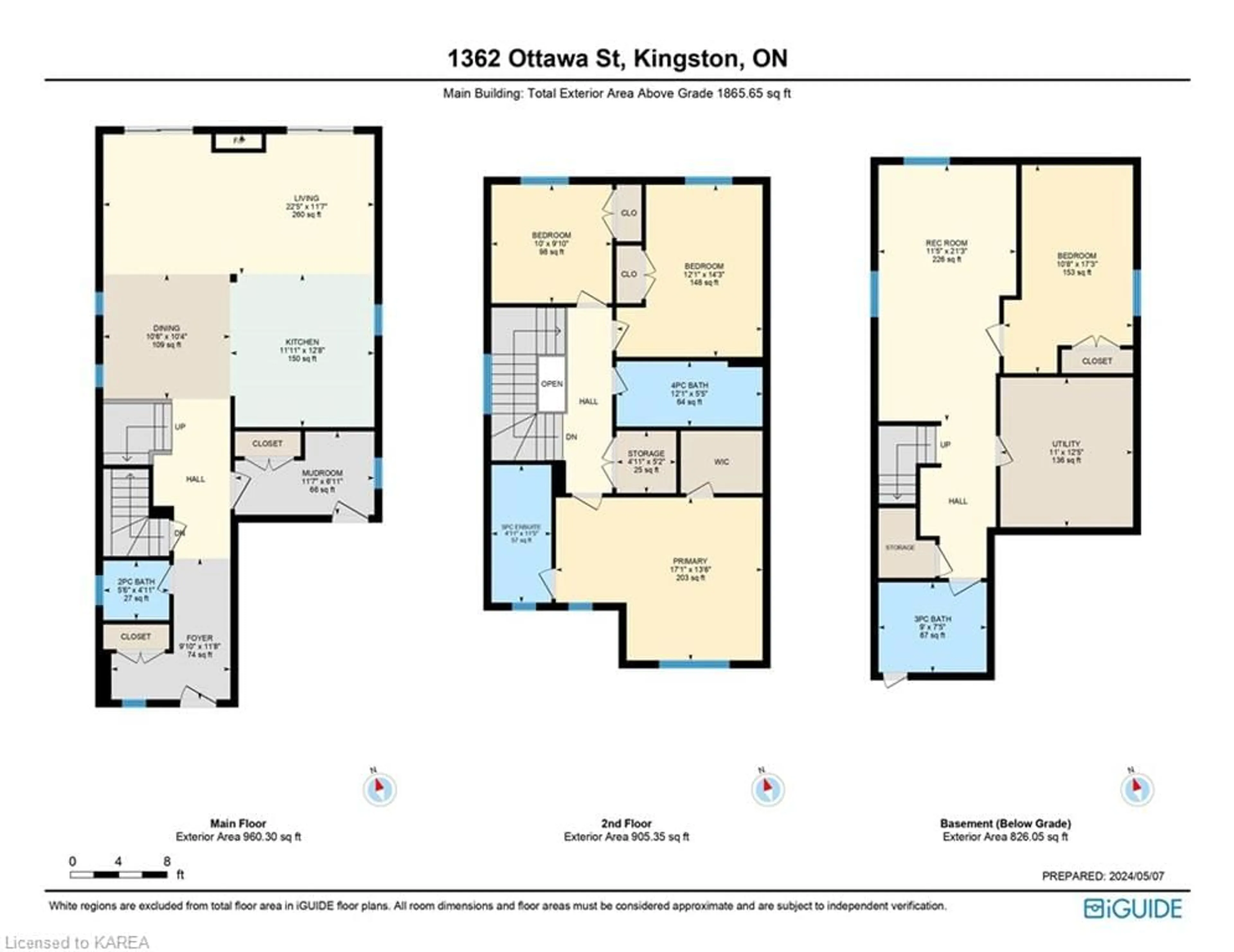 Floor plan for 1362 Ottawa St, Kingston Ontario K7P 0T5