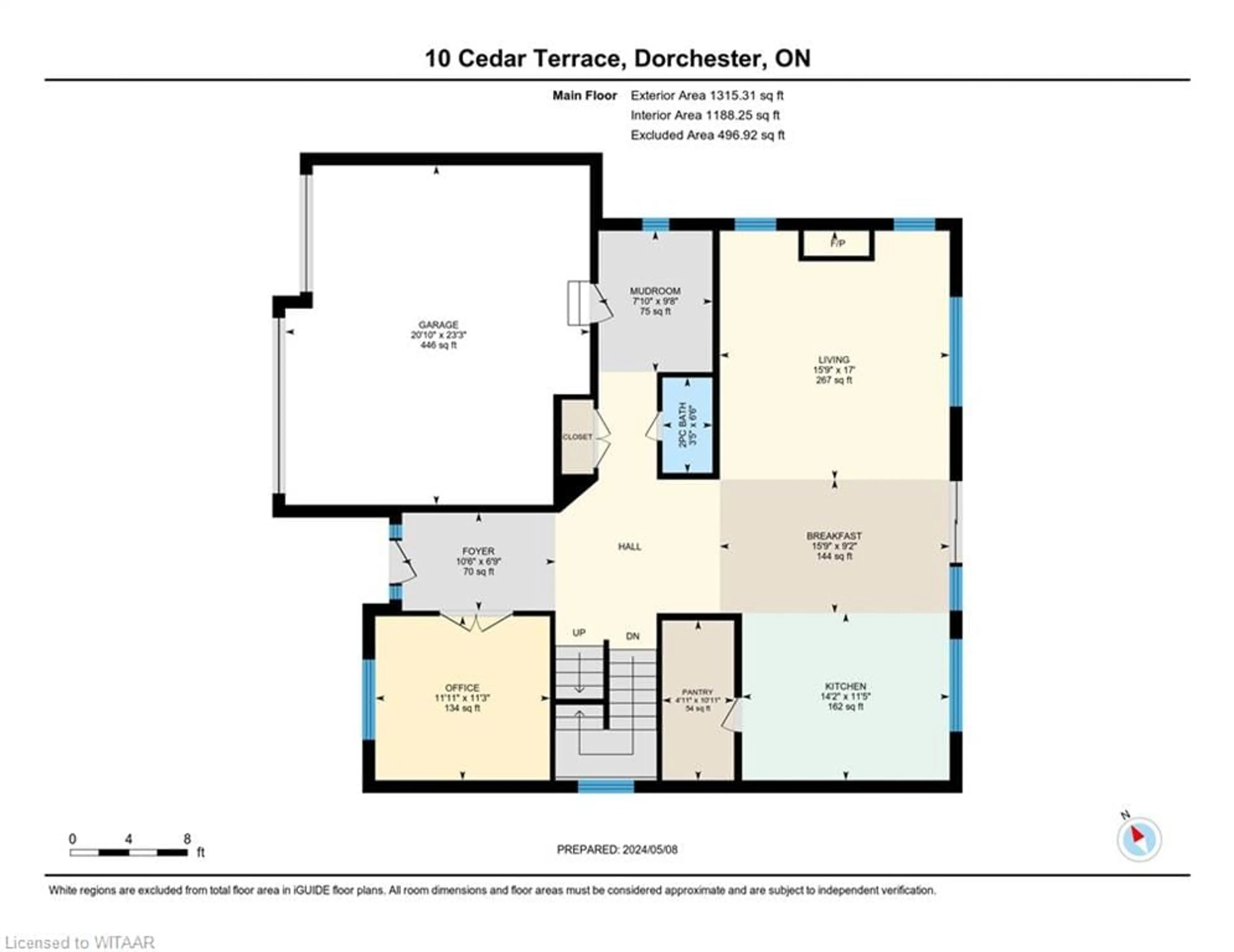 Floor plan for 10 Cedar Terr, Dorchester Ontario N0L 1G3