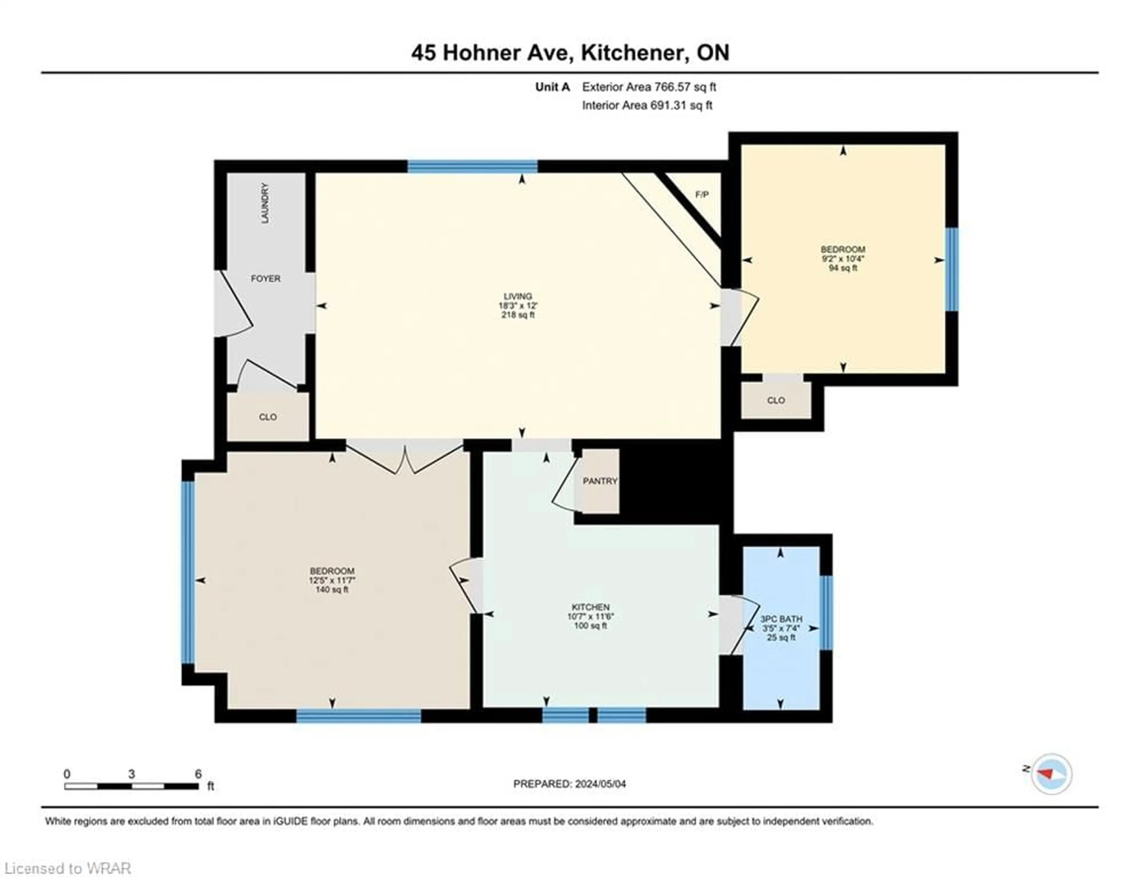 Floor plan for 45 Hohner Ave, Kitchener Ontario N2H 2V3