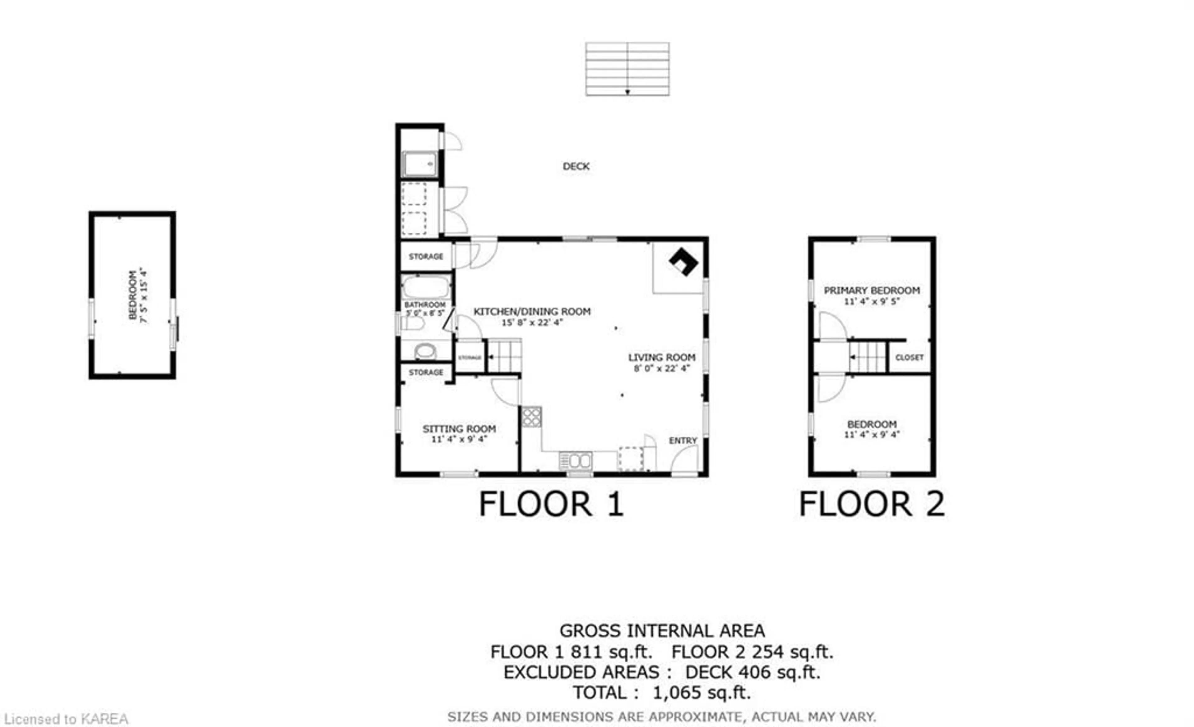 Floor plan for 1082D Hereford Highland Lane, Ardoch Ontario K0H 1C0