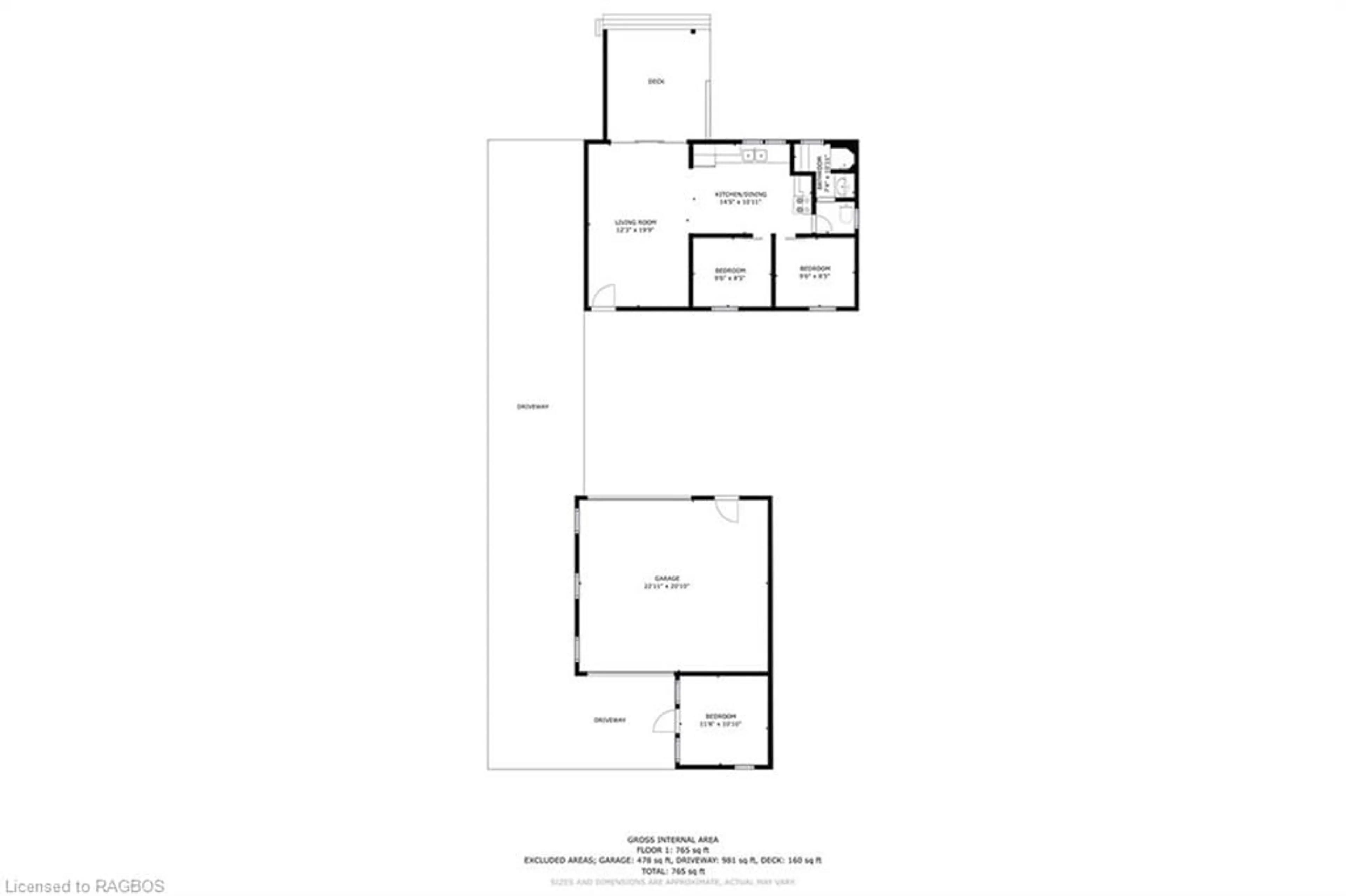 Floor plan for 131 Lakeview Dr, Chatsworth Ontario N0H 1G0