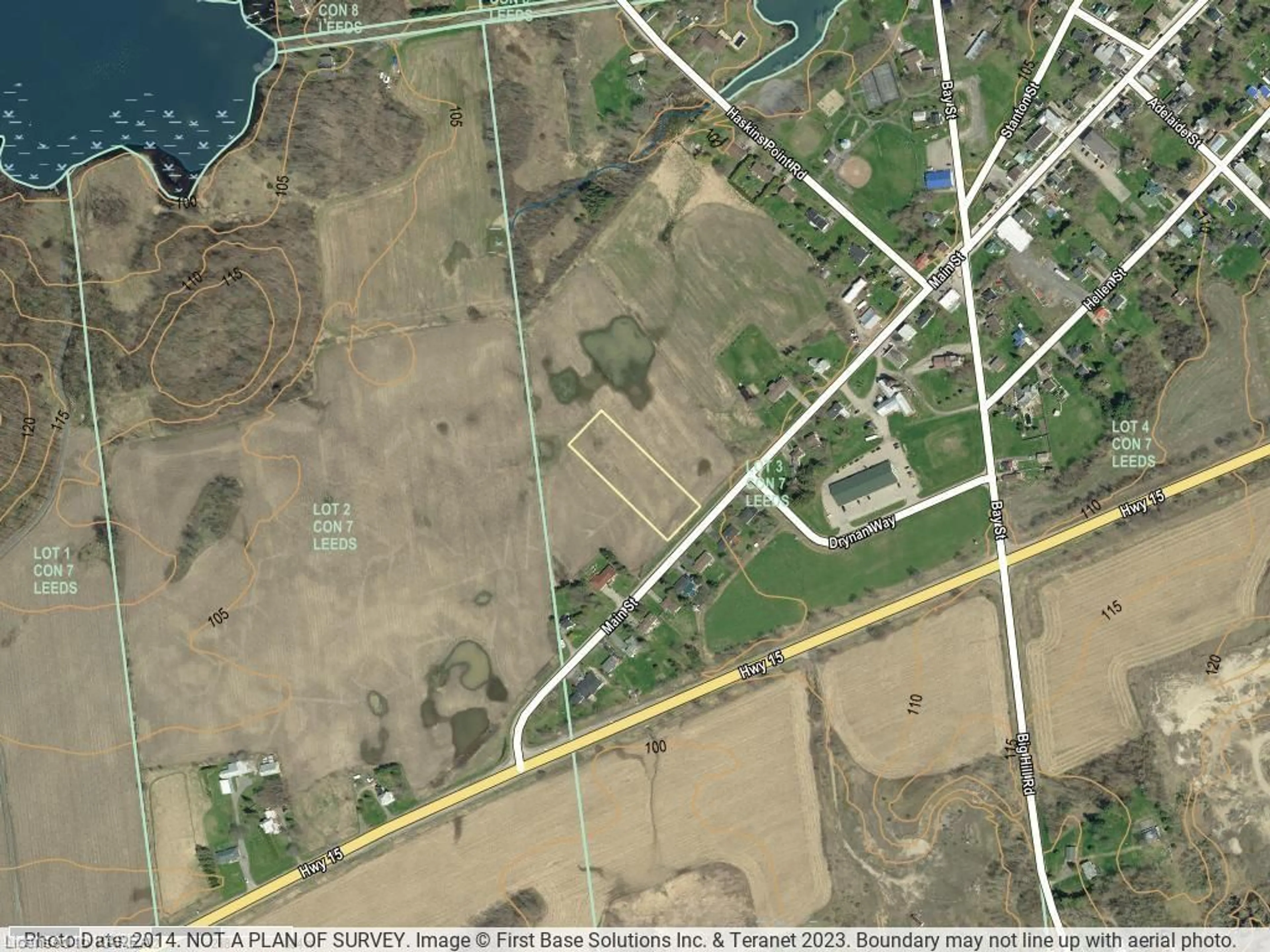 Picture of a map for LOT 4 Main St, Seeleys Bay Ontario K0H 2N0
