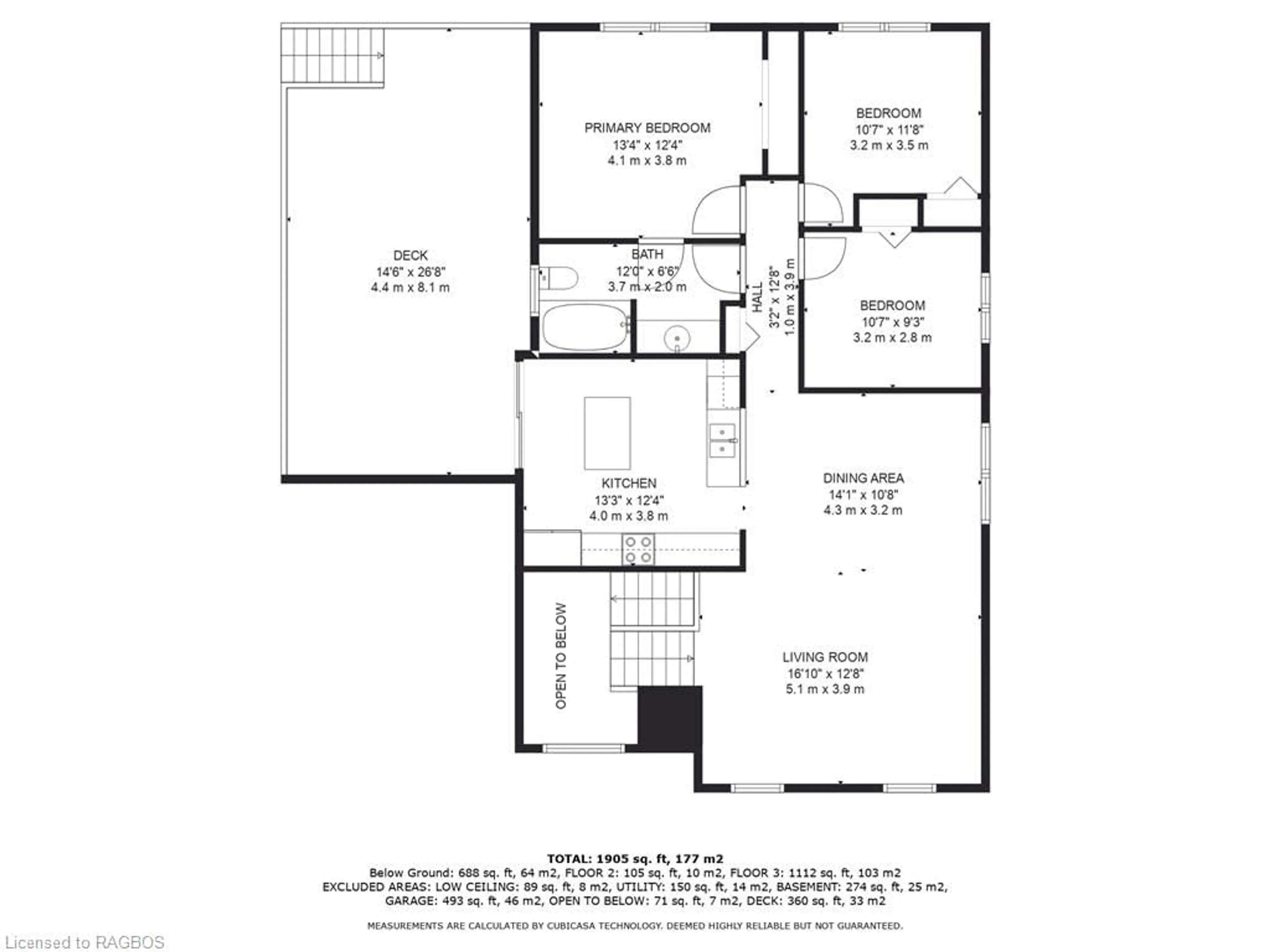Floor plan for 362 Westwood Dr, Walkerton Ontario N0G 2V0