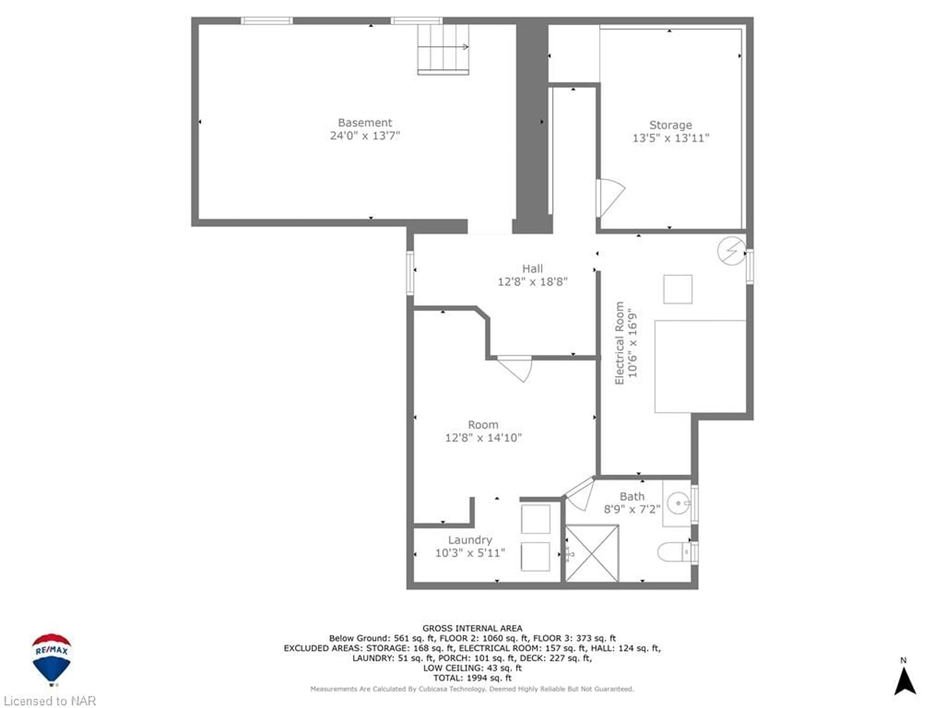 Floor plan for 11 Hazel St, St. Catharines Ontario L2T 1E2