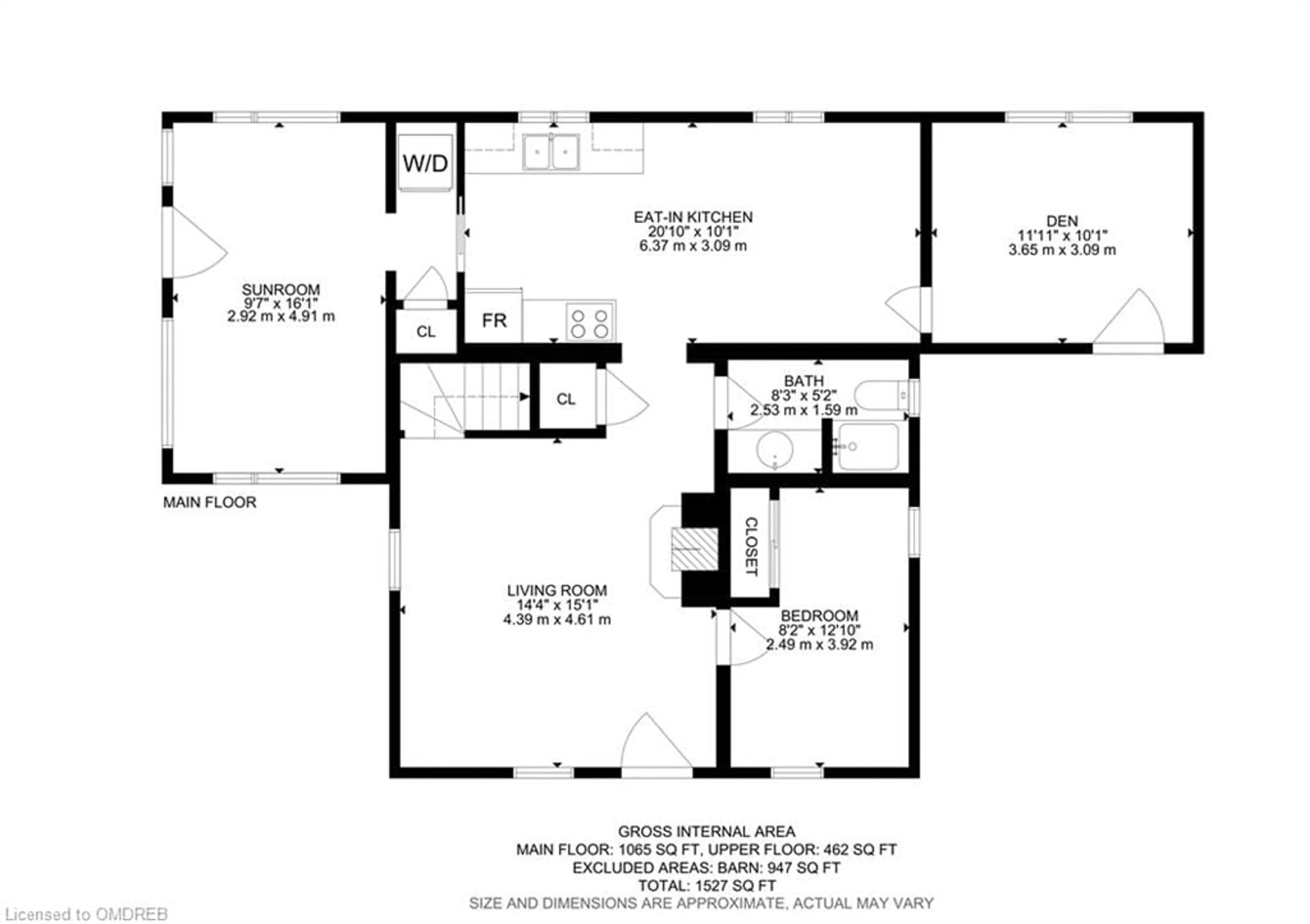 Floor plan for 21346 Shaws Creek Rd, Caledon Ontario L7K 1K8