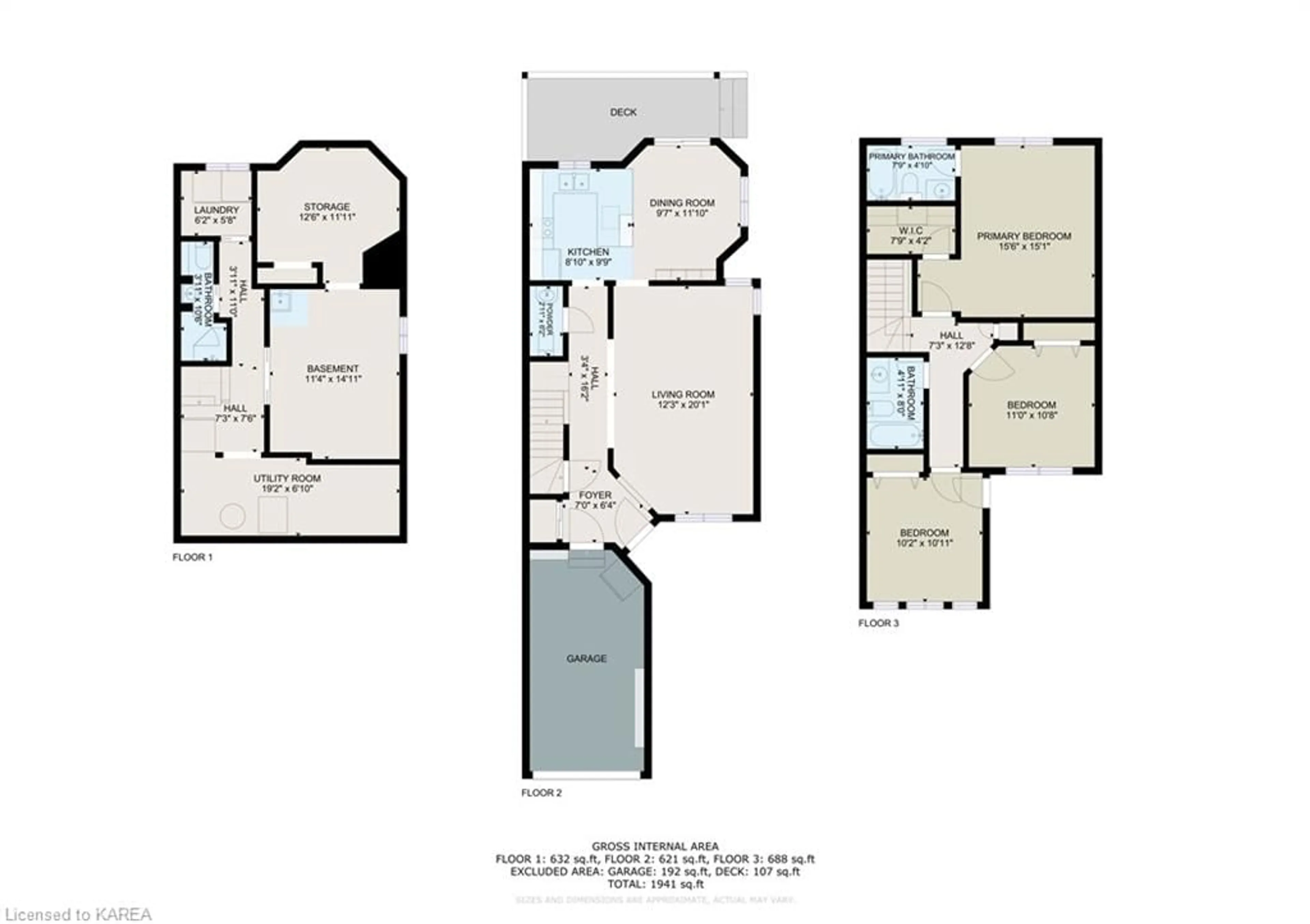 Floor plan for 223 Petronella Pl, Kingston Ontario K7M 9B7