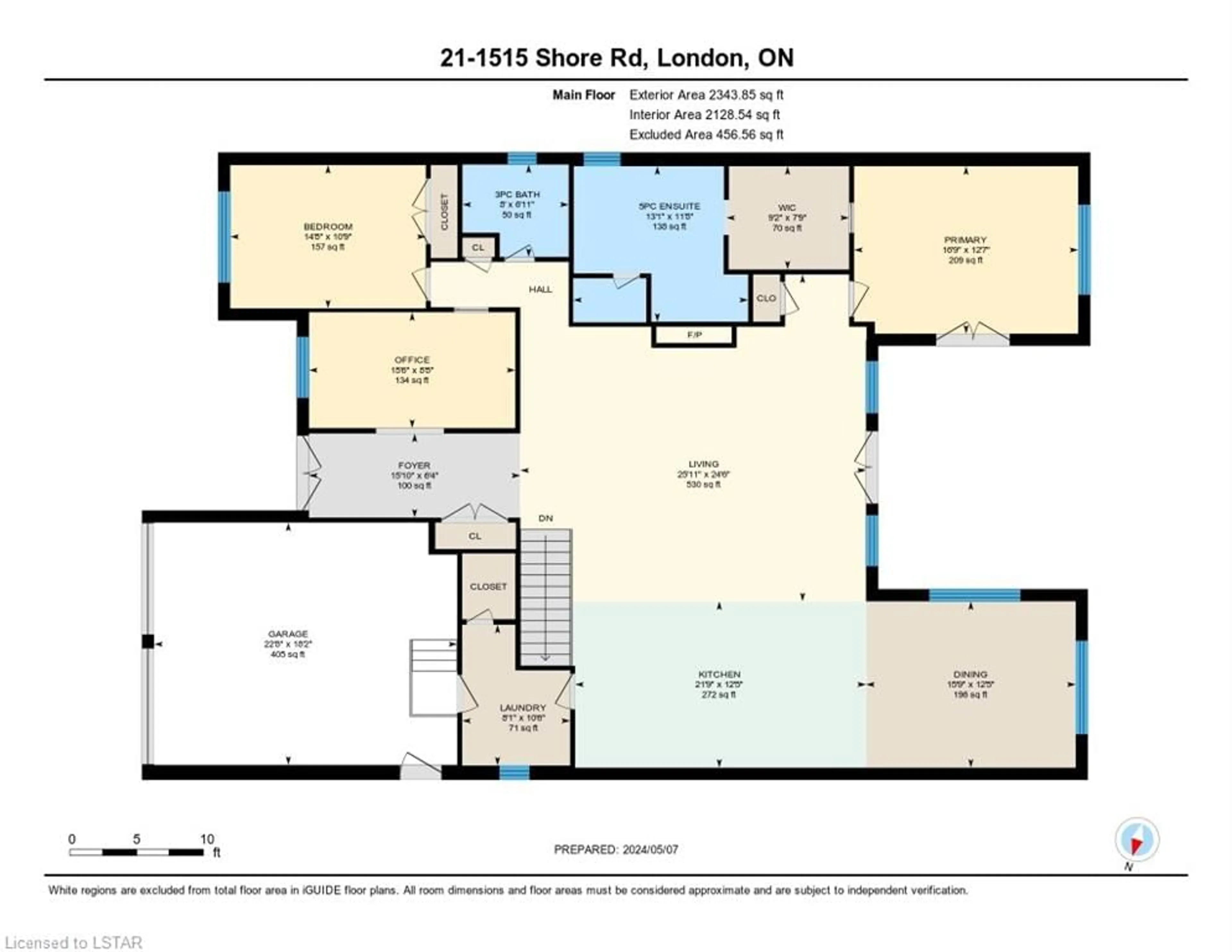 Floor plan for 1515 Shore Rd #21, London Ontario N6K 5B7