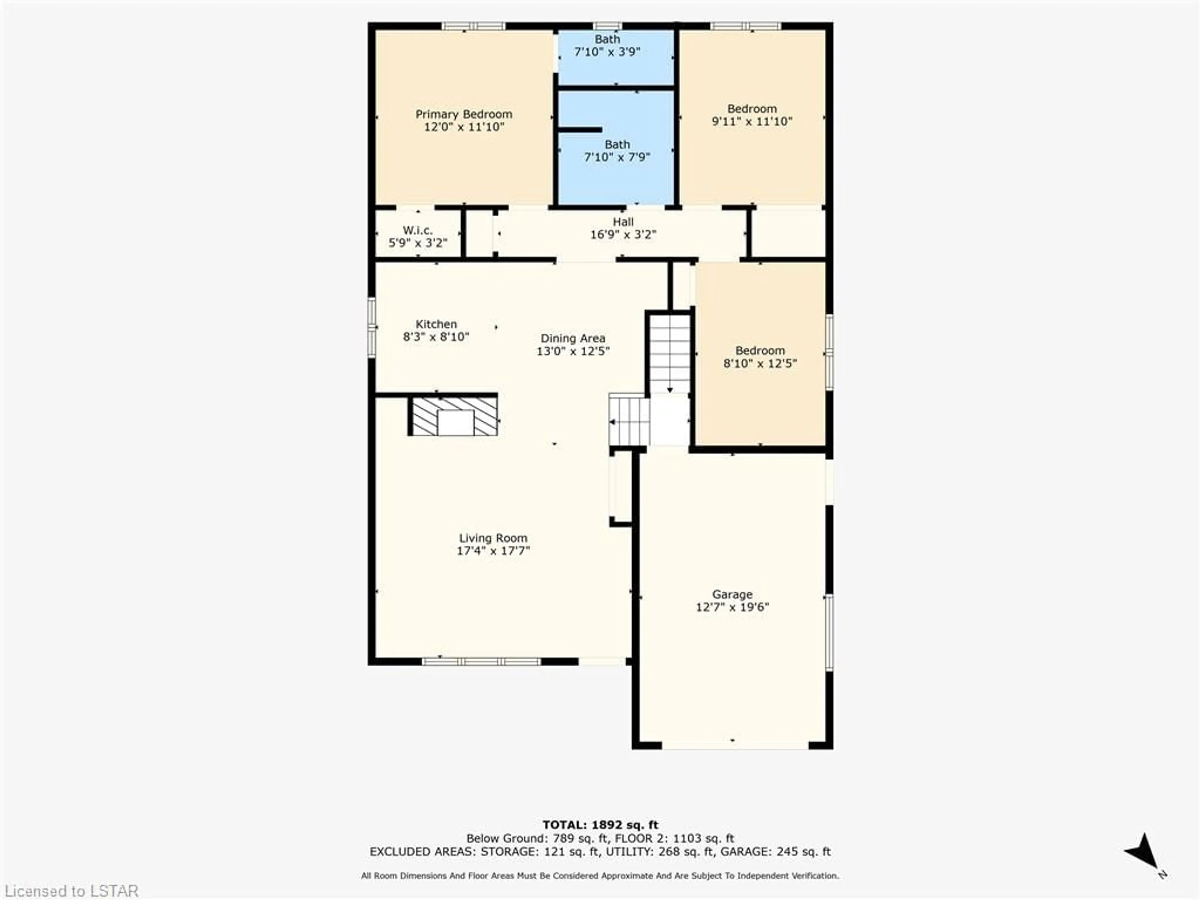 Floor plan for 905 Wellingsboro Rd, London Ontario N6E 1N4
