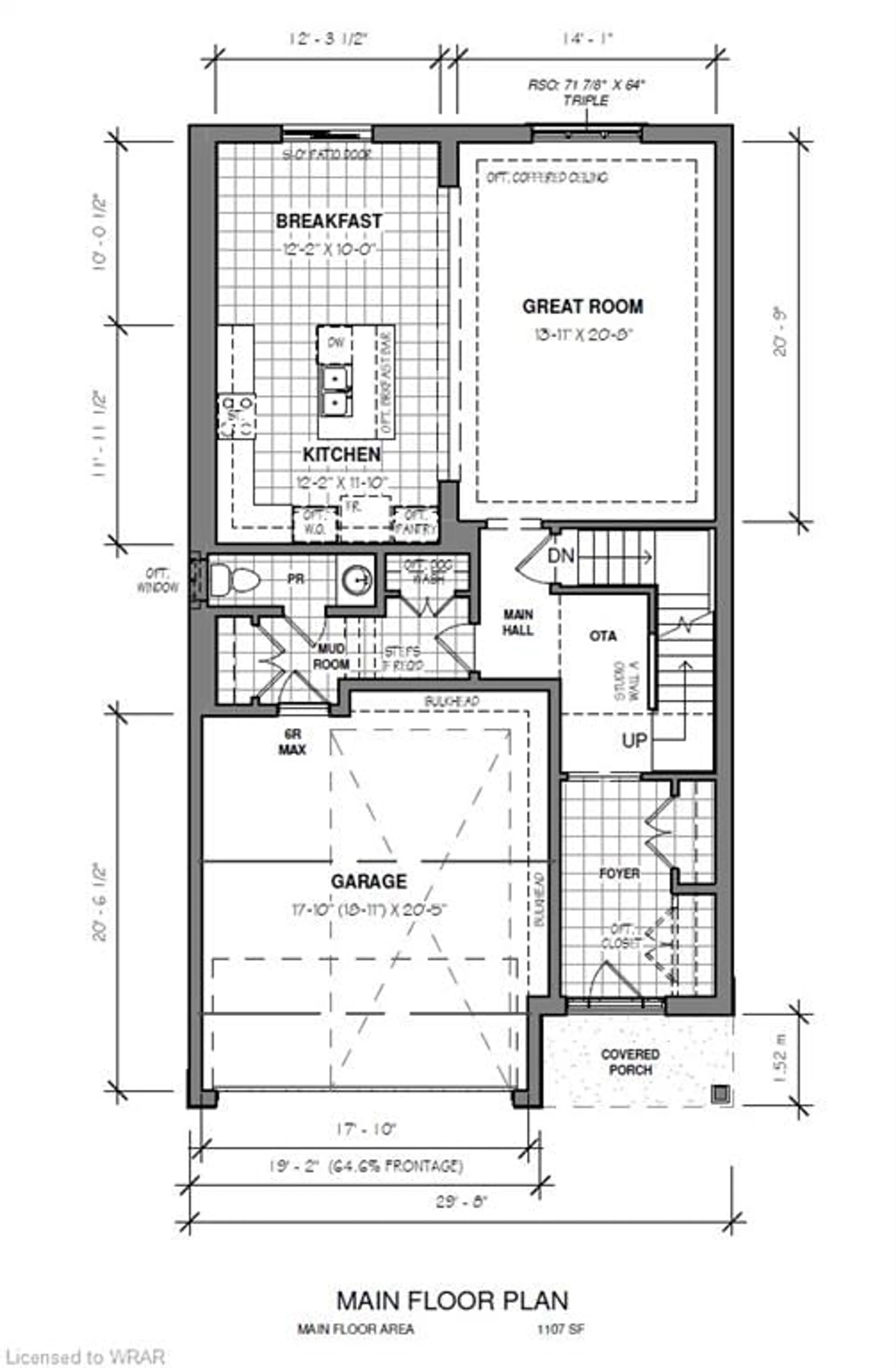 Floor plan for 160 Benninger Dr, Kitchener Ontario N2P 0K7