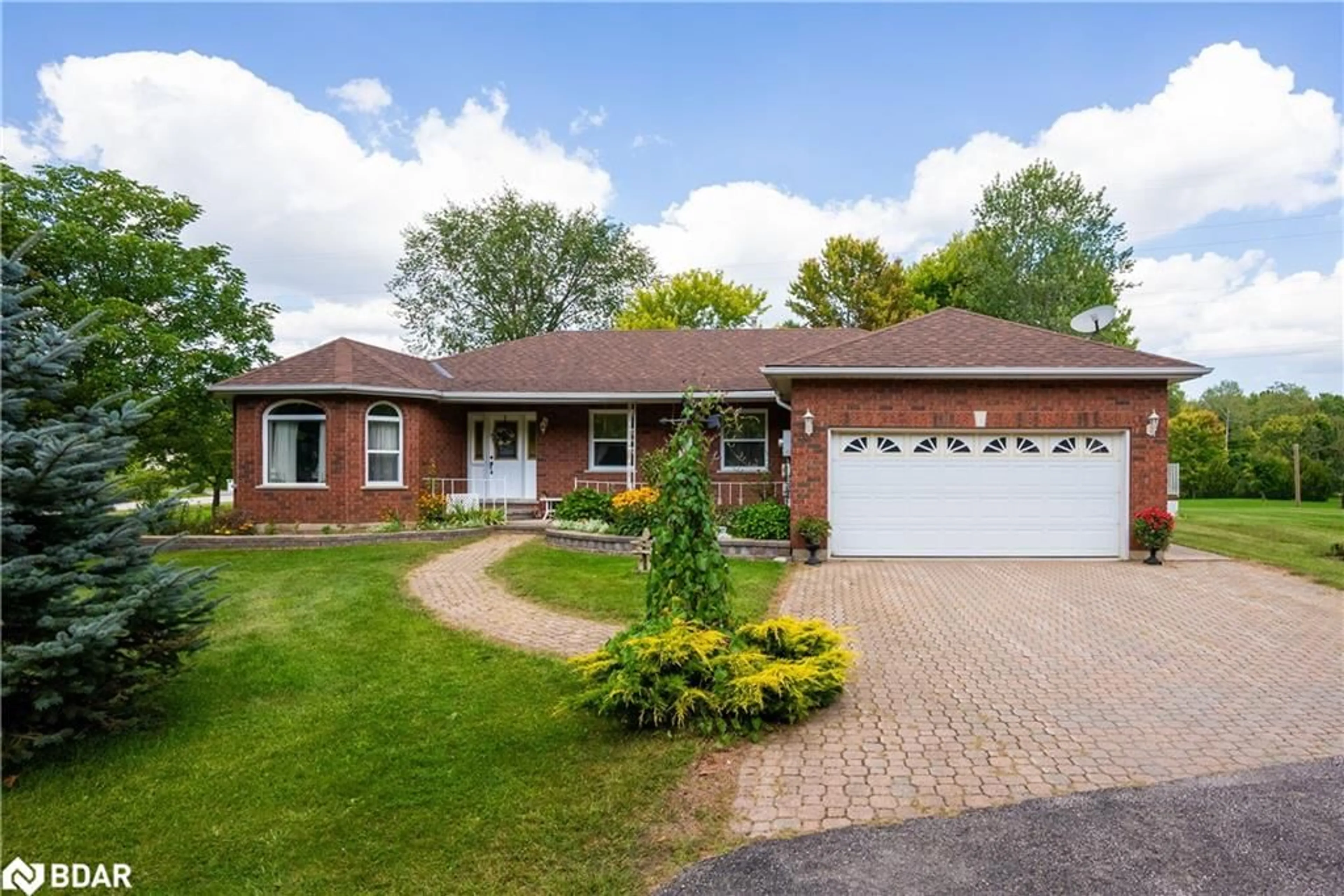 Home with brick exterior material for 1 Whitetail Dr, New Lowell Ontario L0M 1N0