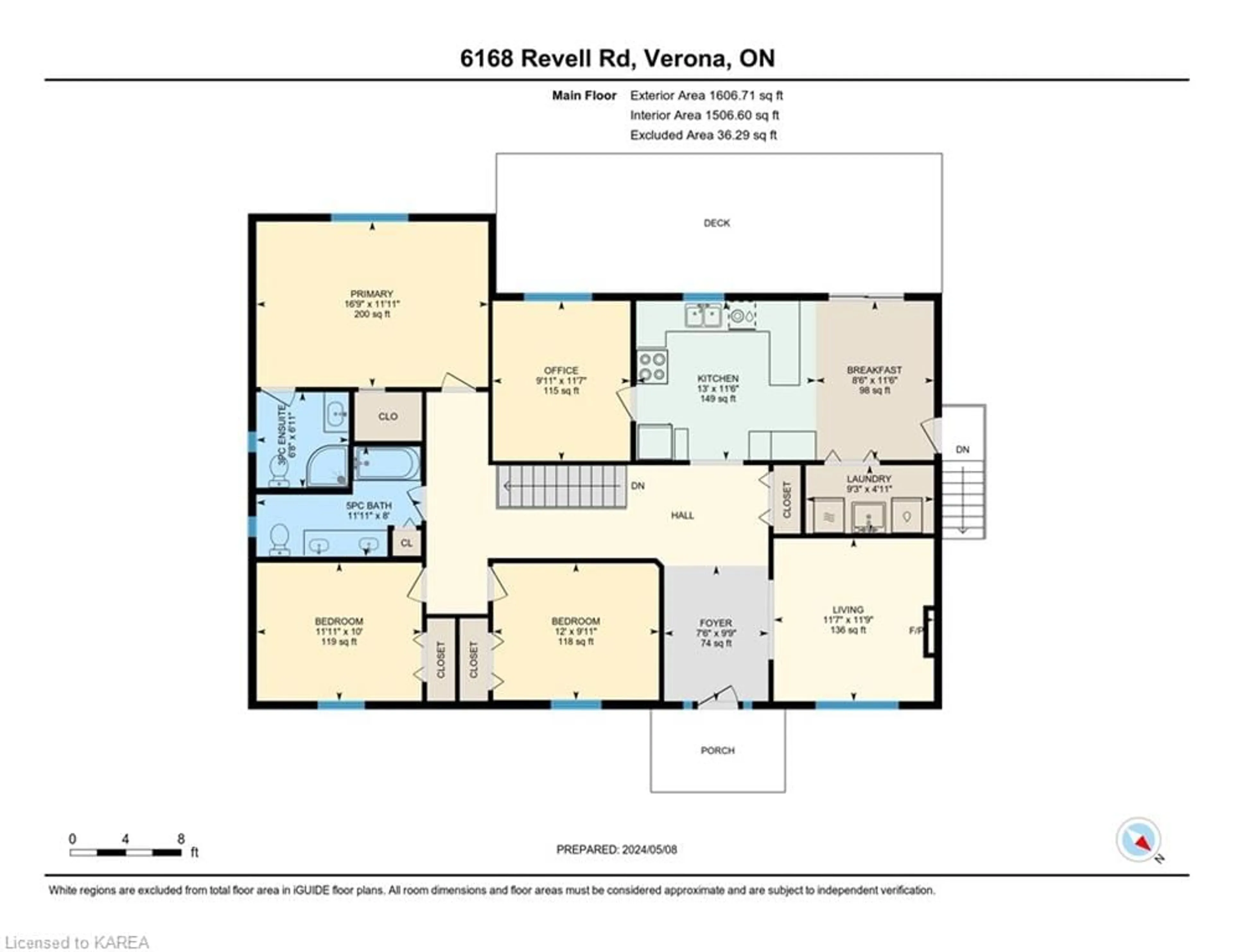 Floor plan for 6168 Revell Rd, Verona Ontario K0H 2W0