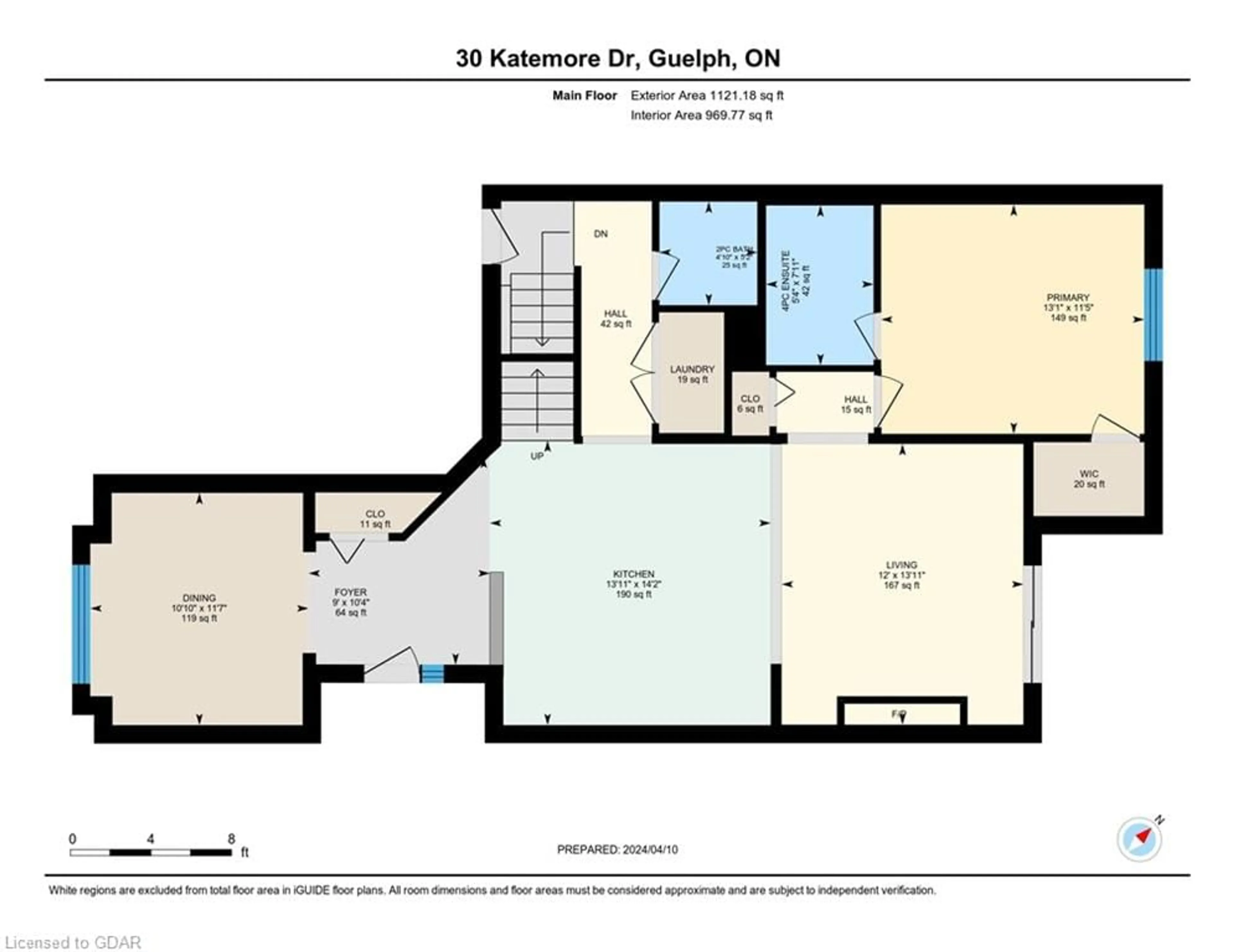 Floor plan for 30 Katemore Dr, Guelph Ontario N1L 0H4