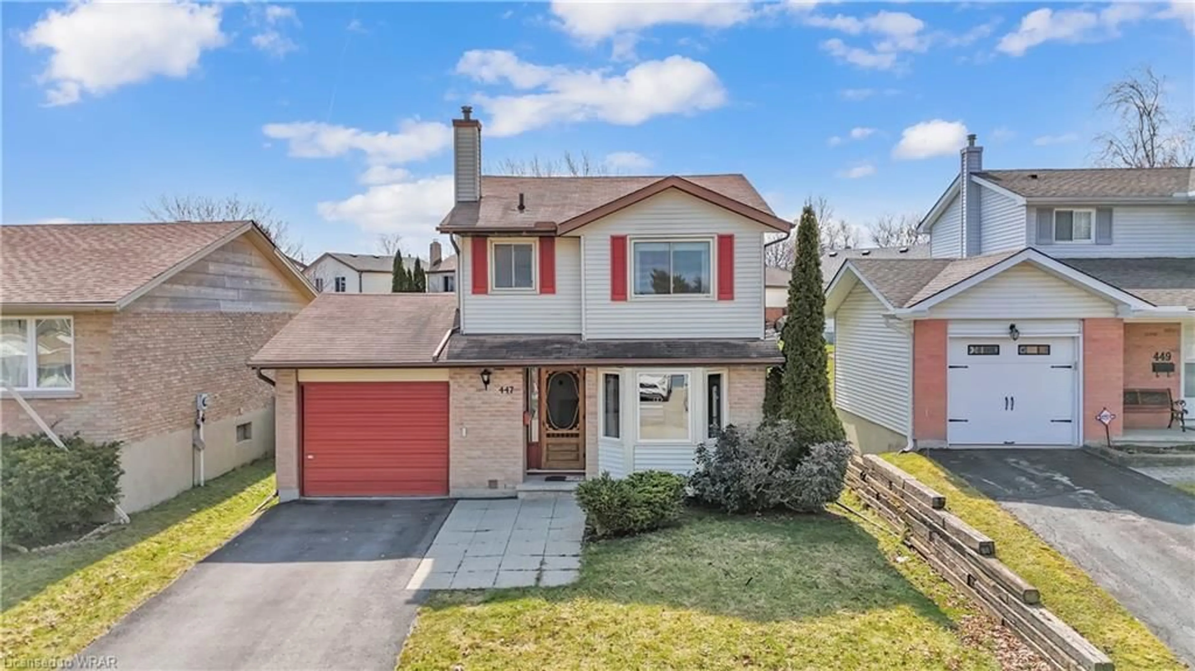 Frontside or backside of a home for 447 Ashby Crt, Waterloo Ontario N2T 1H1