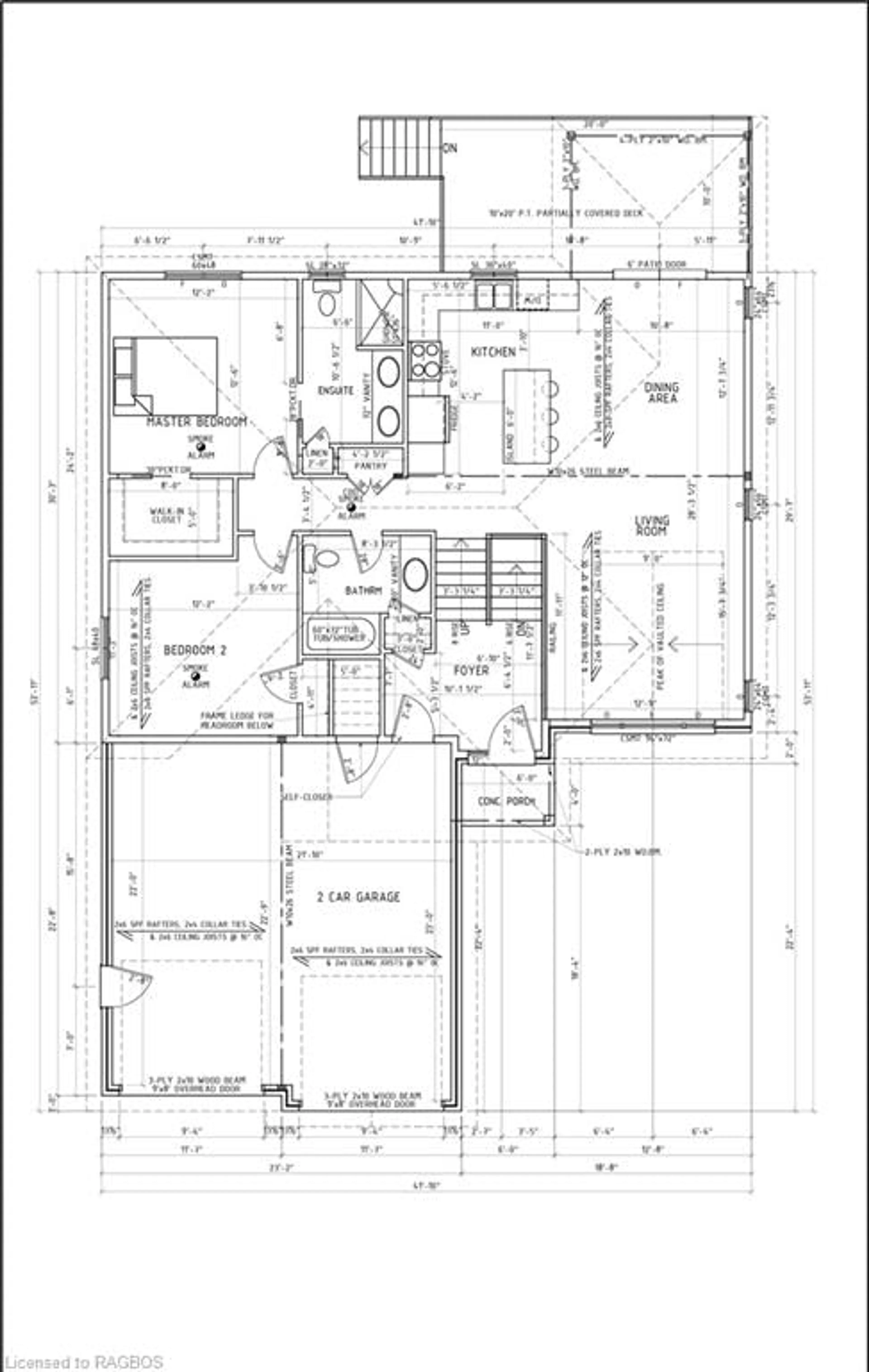 Floor plan for 612 26th Ave, Hanover Ontario N4N 3B8