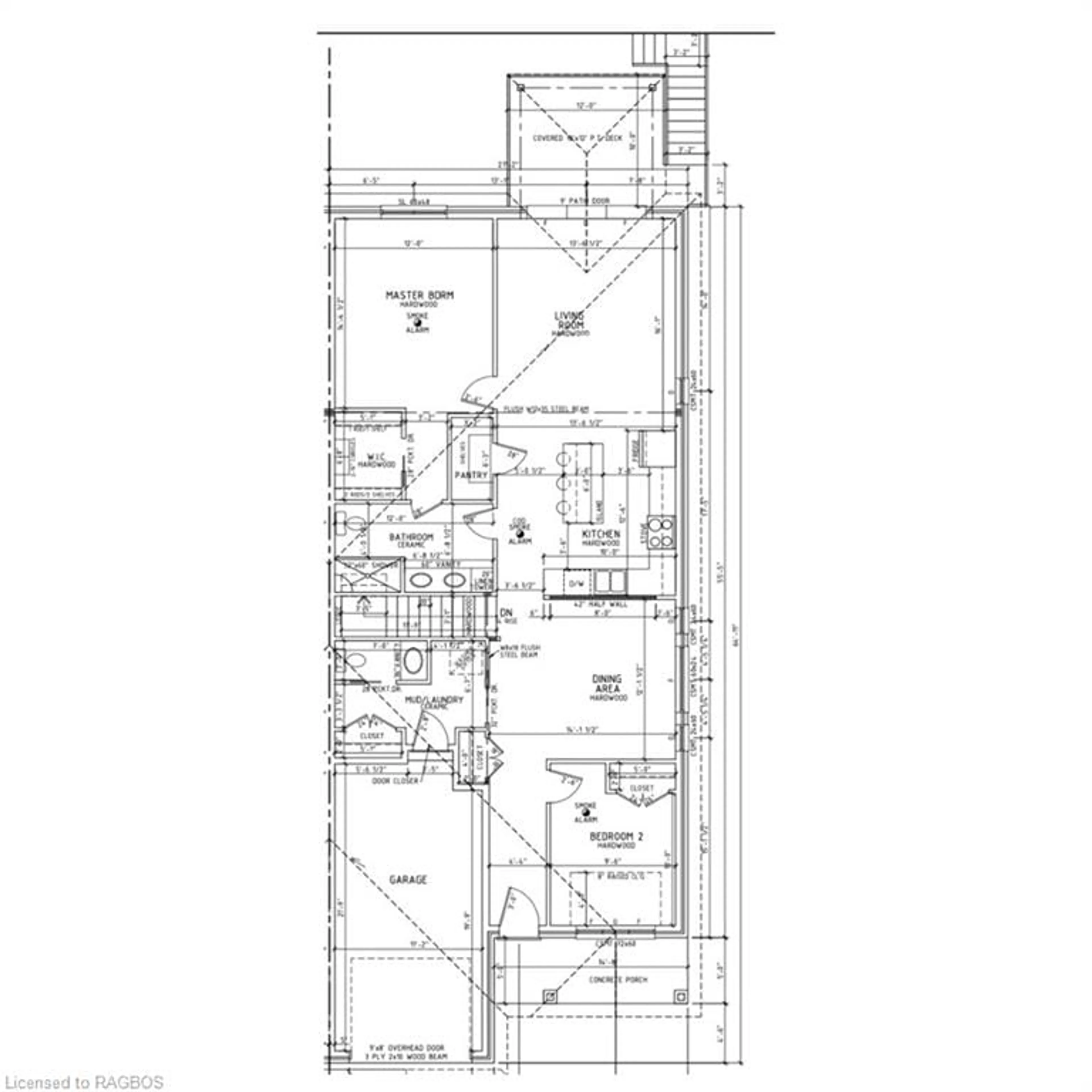 Floor plan for 614 25th Ave, Hanover Ontario N4N 3B8