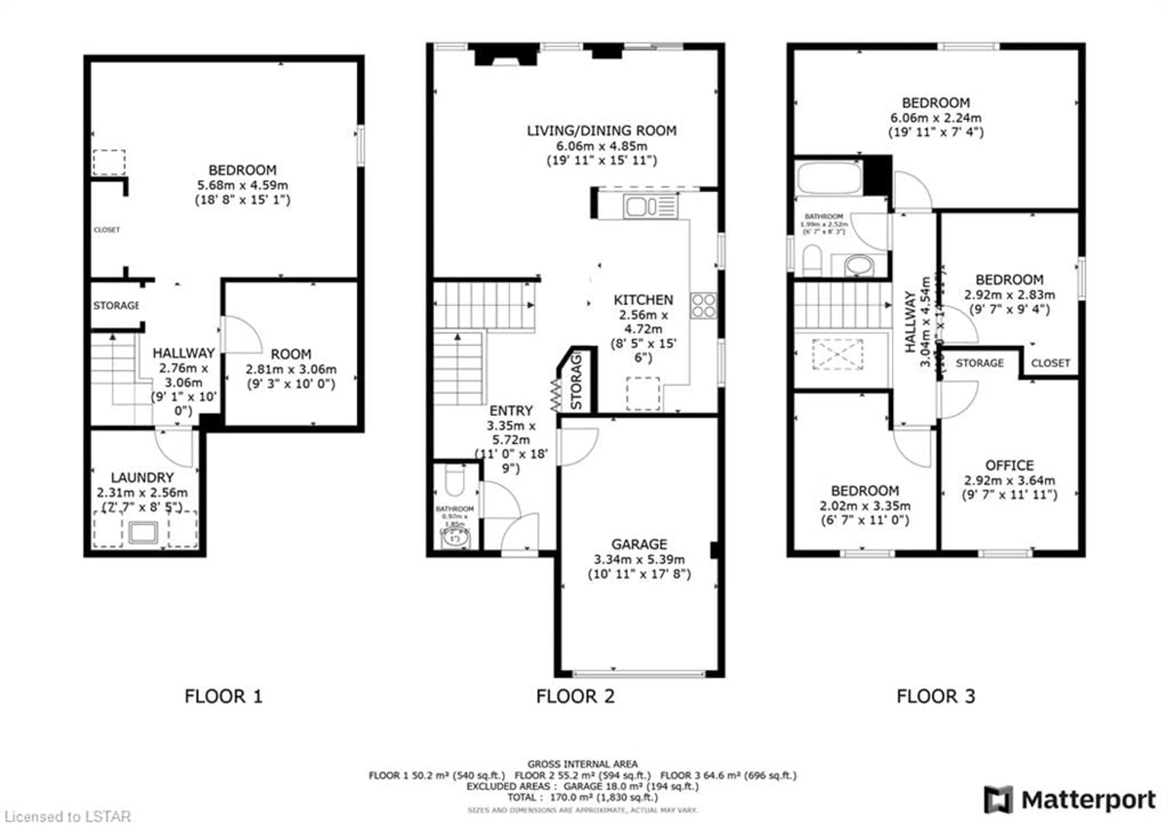 Floor plan for 35 Chancton Cres, London Ontario N6E 2Y5