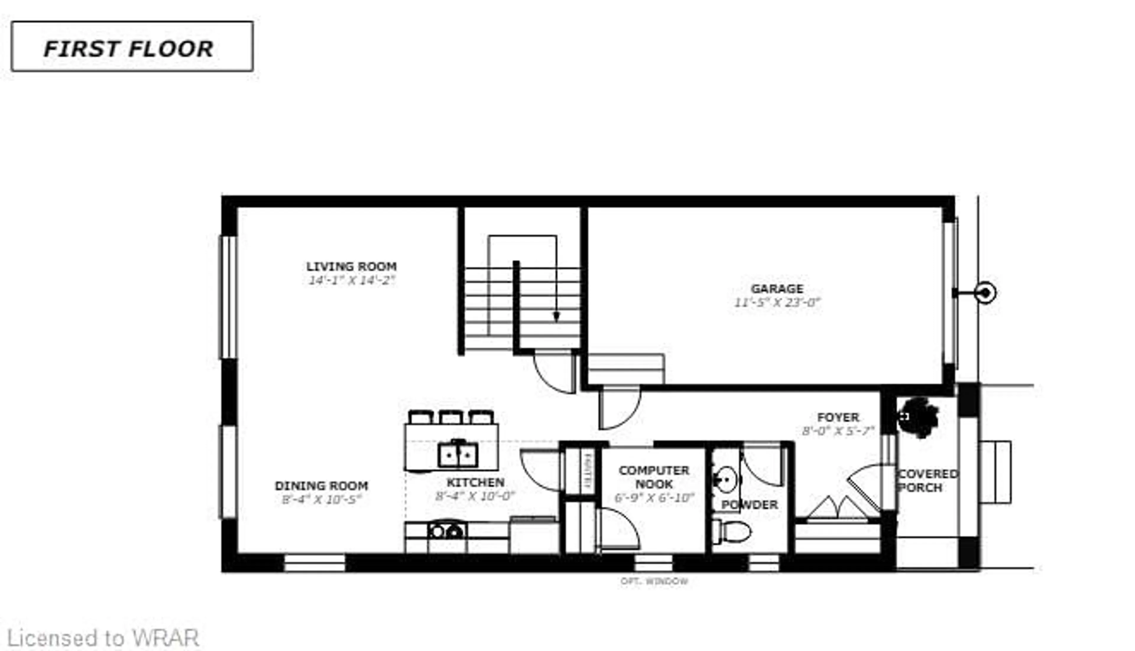 Floor plan for 36 Anne St, Harriston Ontario N0G 1Z0