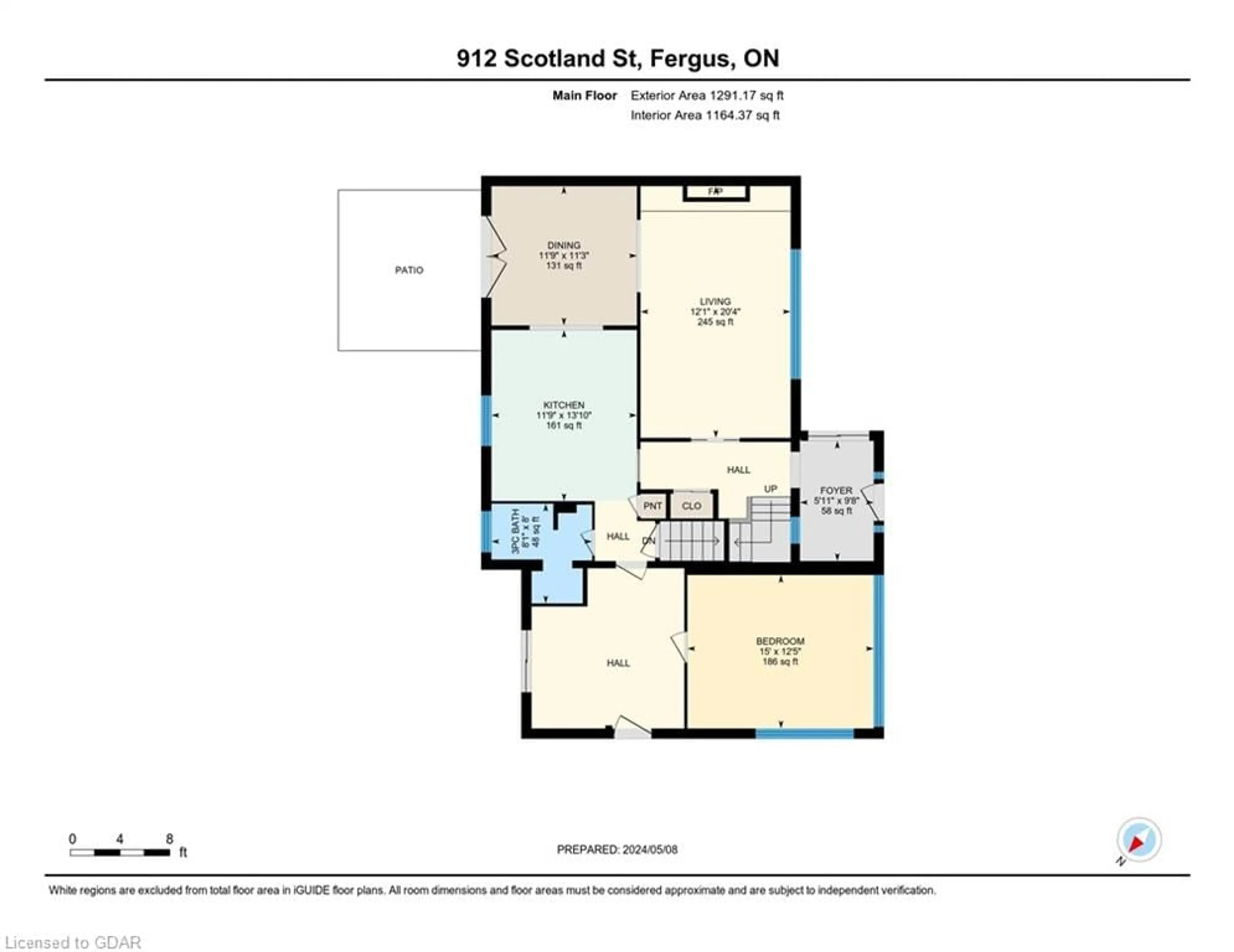 Floor plan for 912 Scotland St, Fergus Ontario N1M 2W5