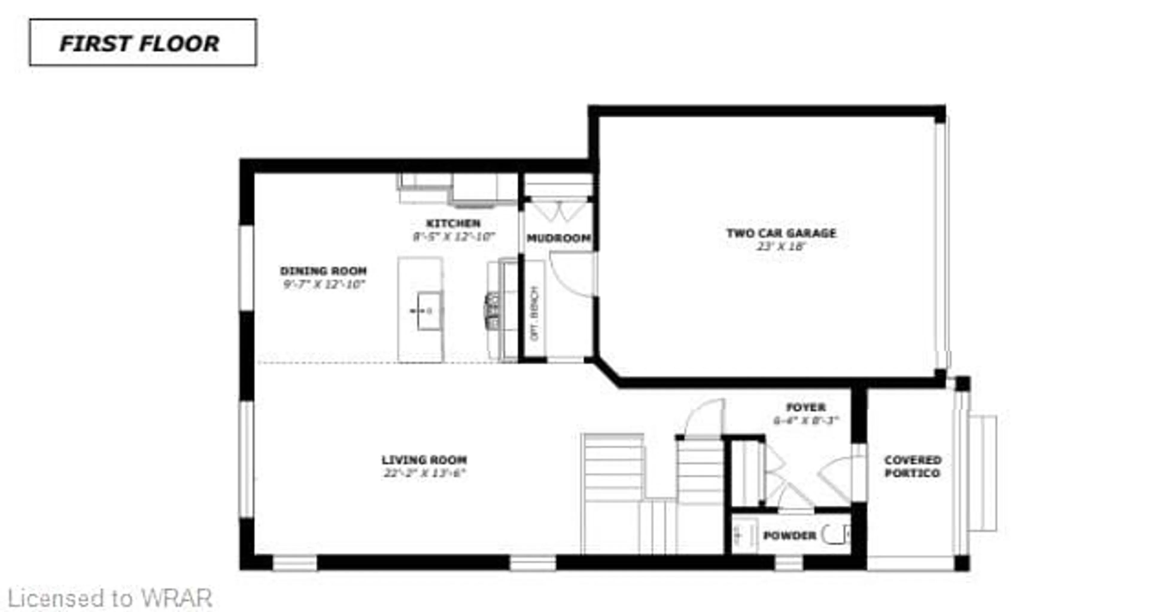 Floor plan for 140 Bean St, Harriston Ontario N0G 1Z0