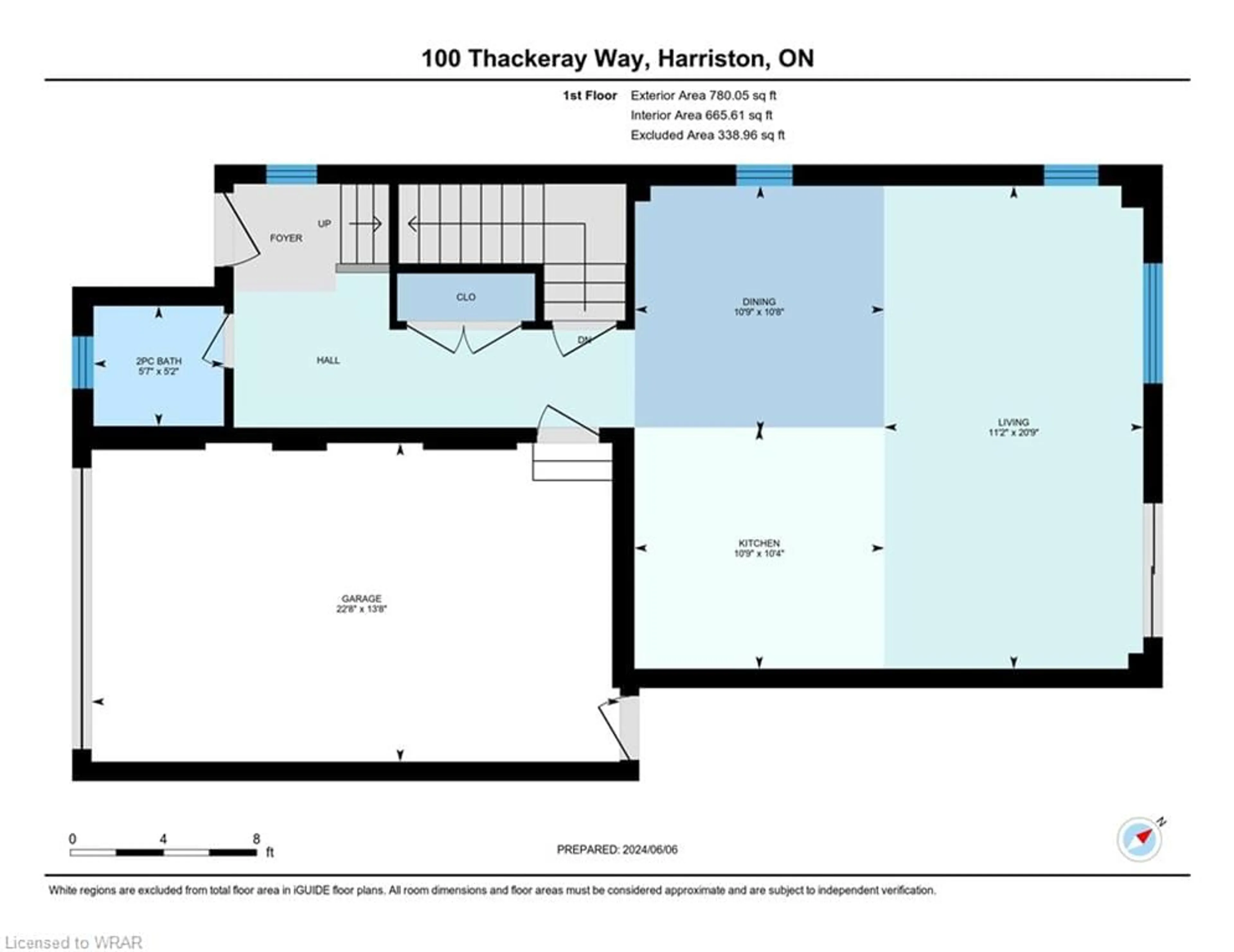 Floor plan for 100 Thackeray Way, Harriston Ontario N0G 1Z0