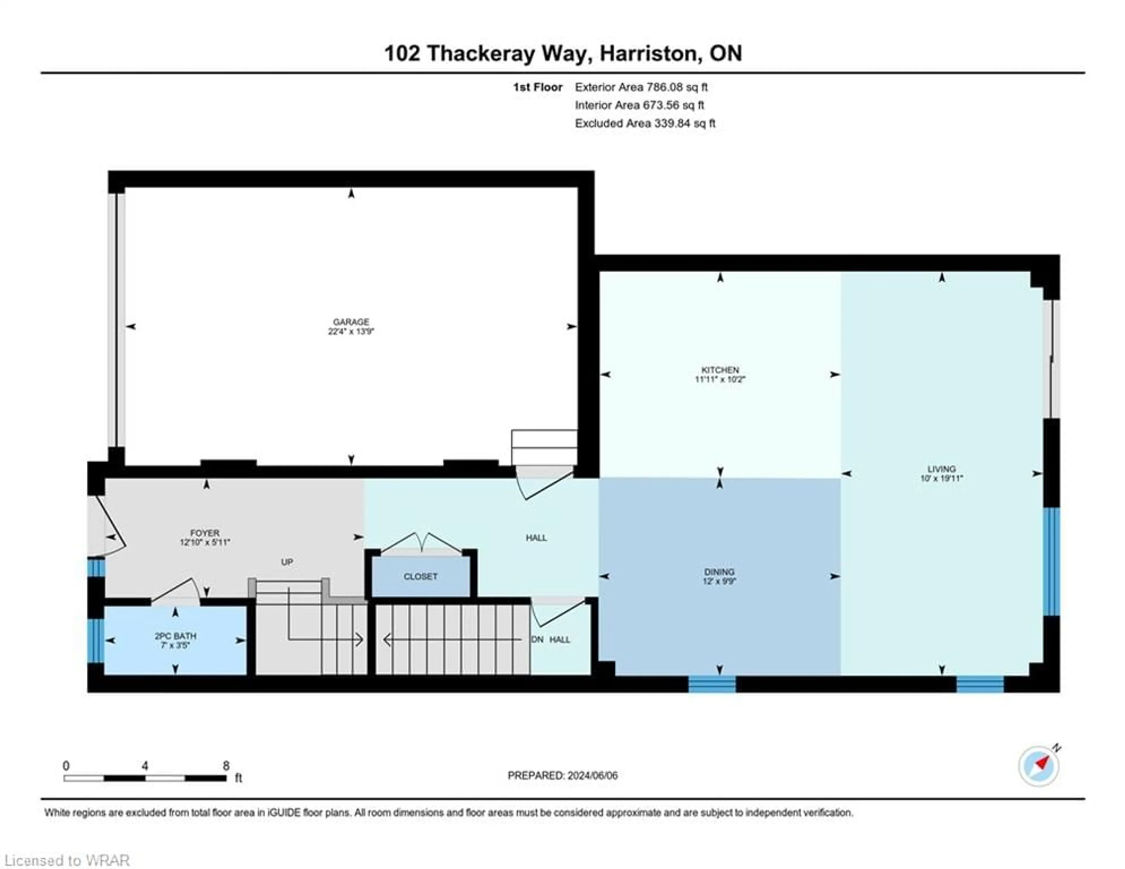 Floor plan for 102 Thackeray Way, Harriston Ontario N0G 1Z0