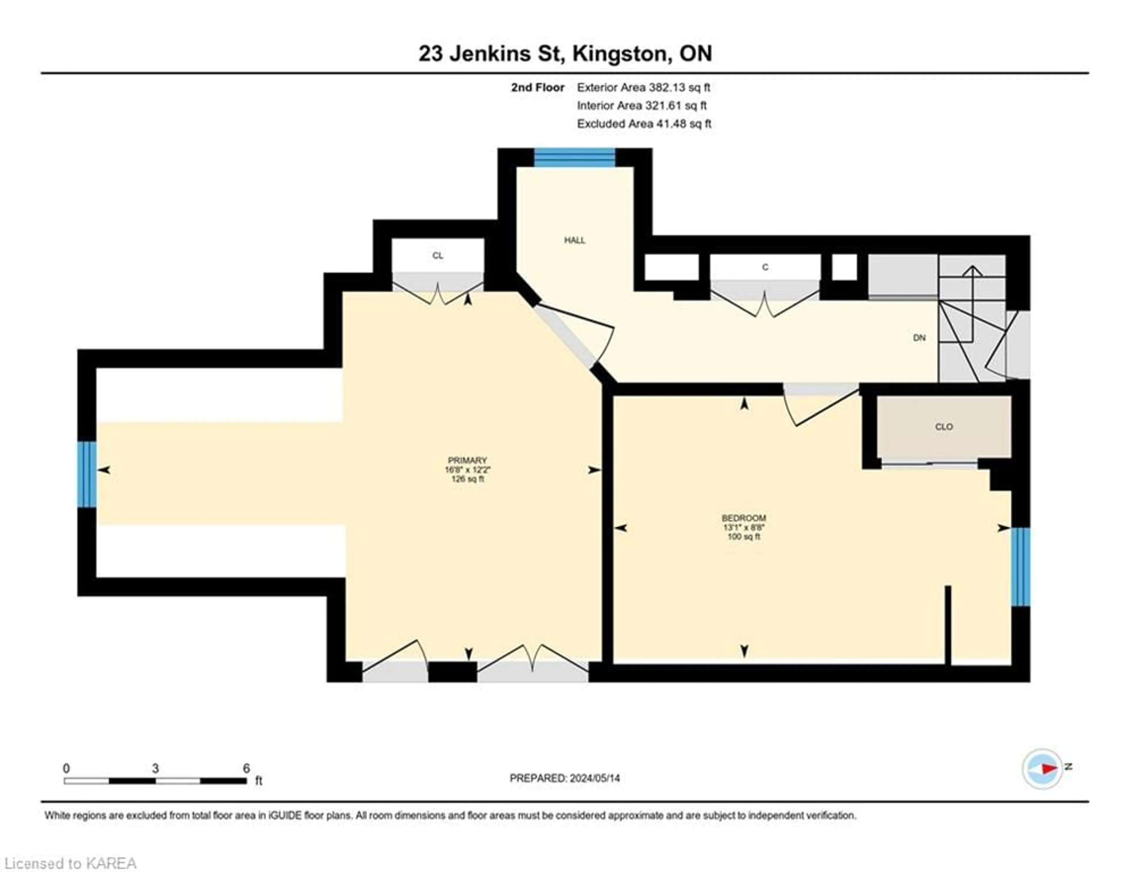 Floor plan for 23 Jenkins St, Kingston Ontario K7K 1N4