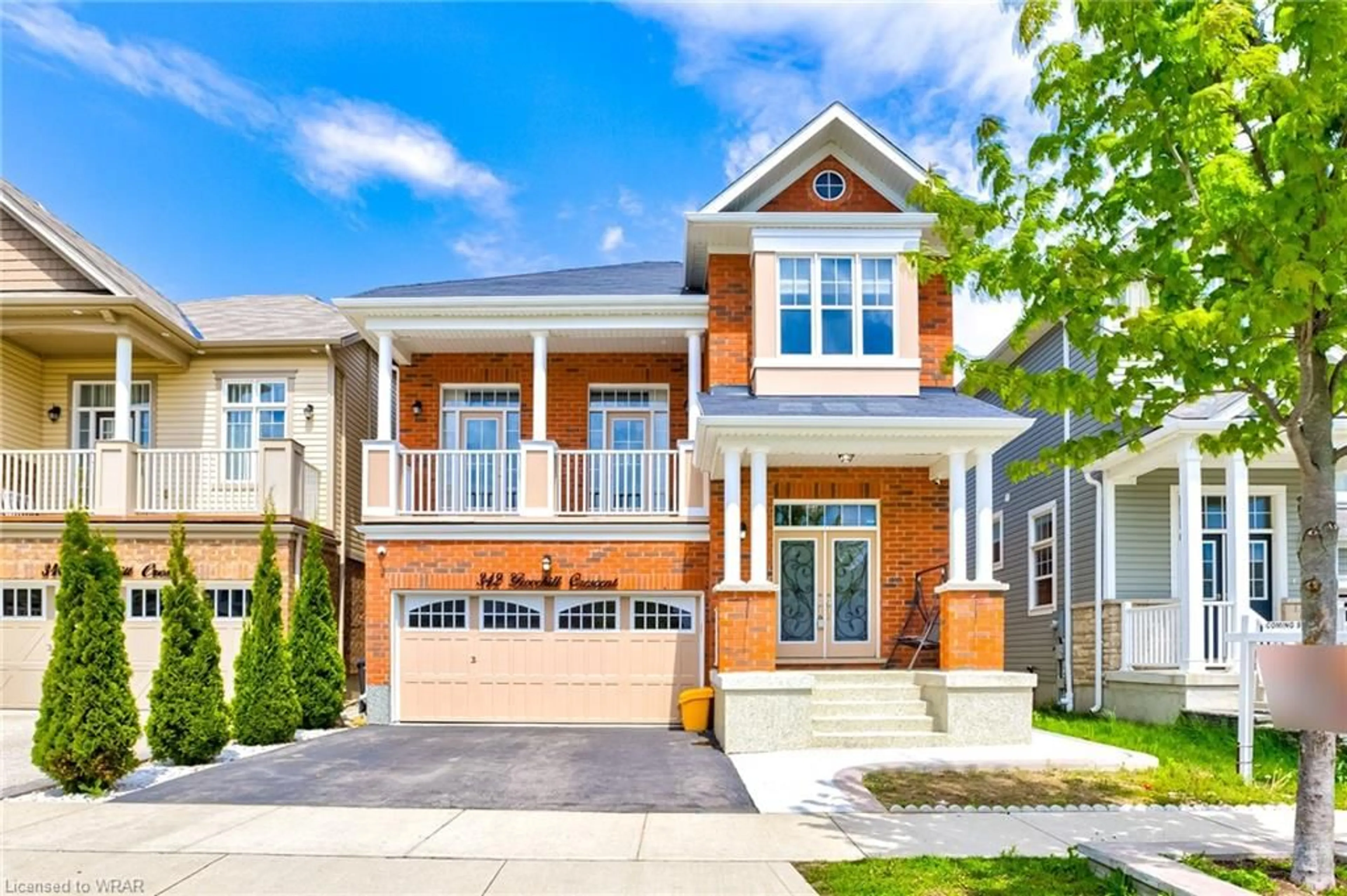 Home with brick exterior material for 342 Grovehill Cres, Kitchener Ontario N2R 0K1
