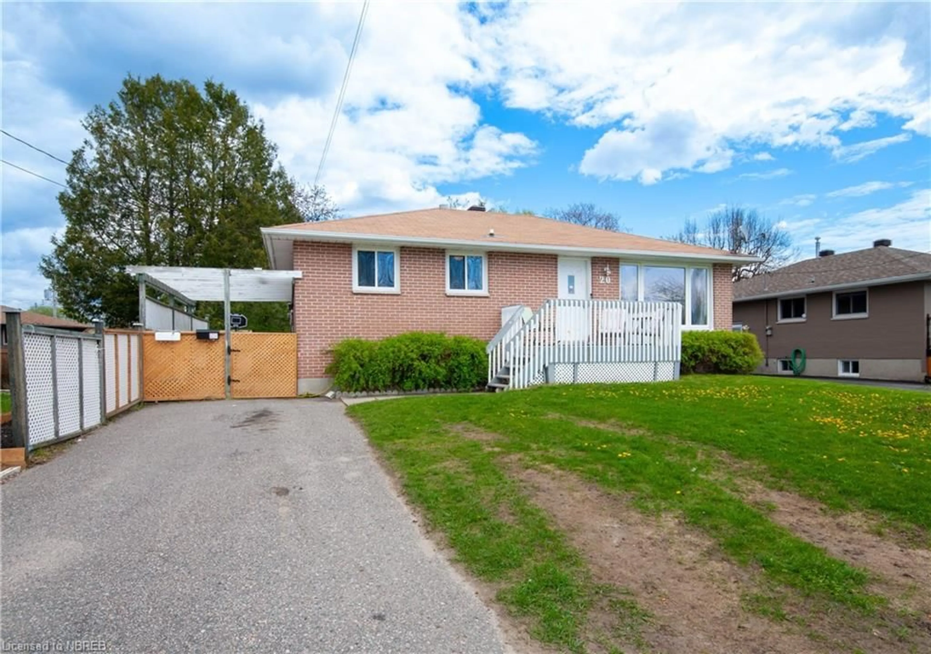 Frontside or backside of a home for 20 Strathcona Dr, North Bay Ontario P1A 2M8