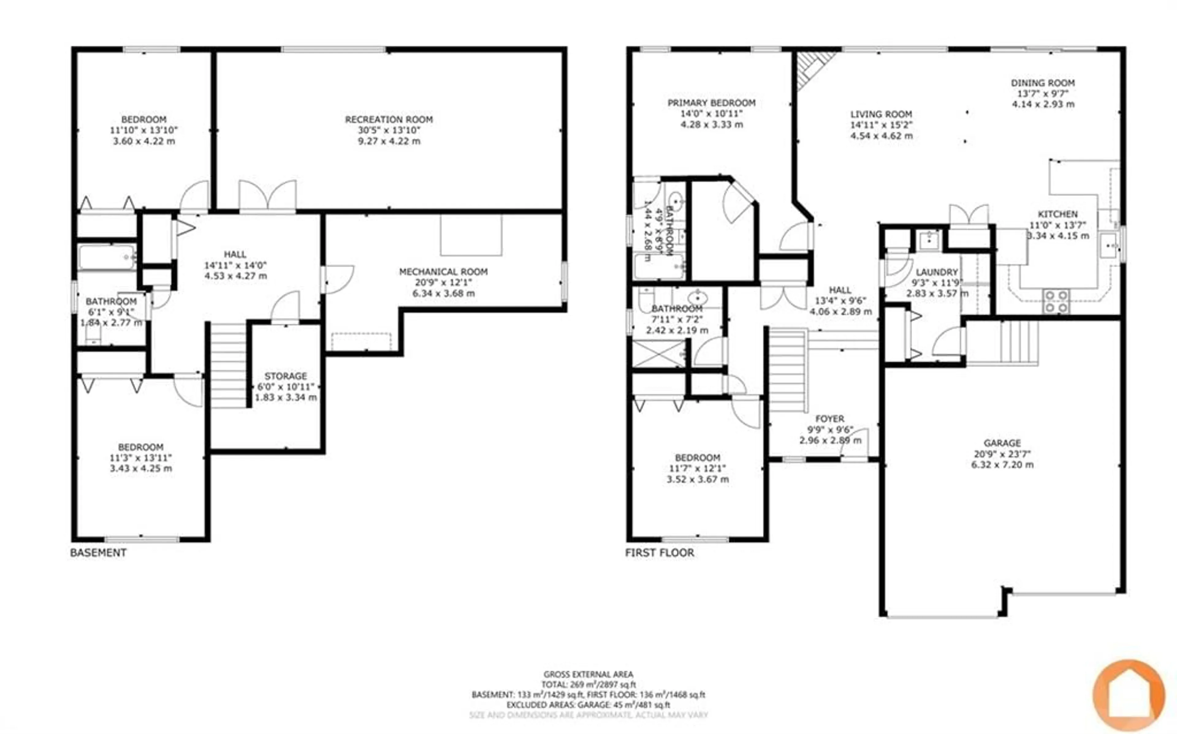 Floor plan for 368 Farley Ave, Belleville Ontario K8N 0B9