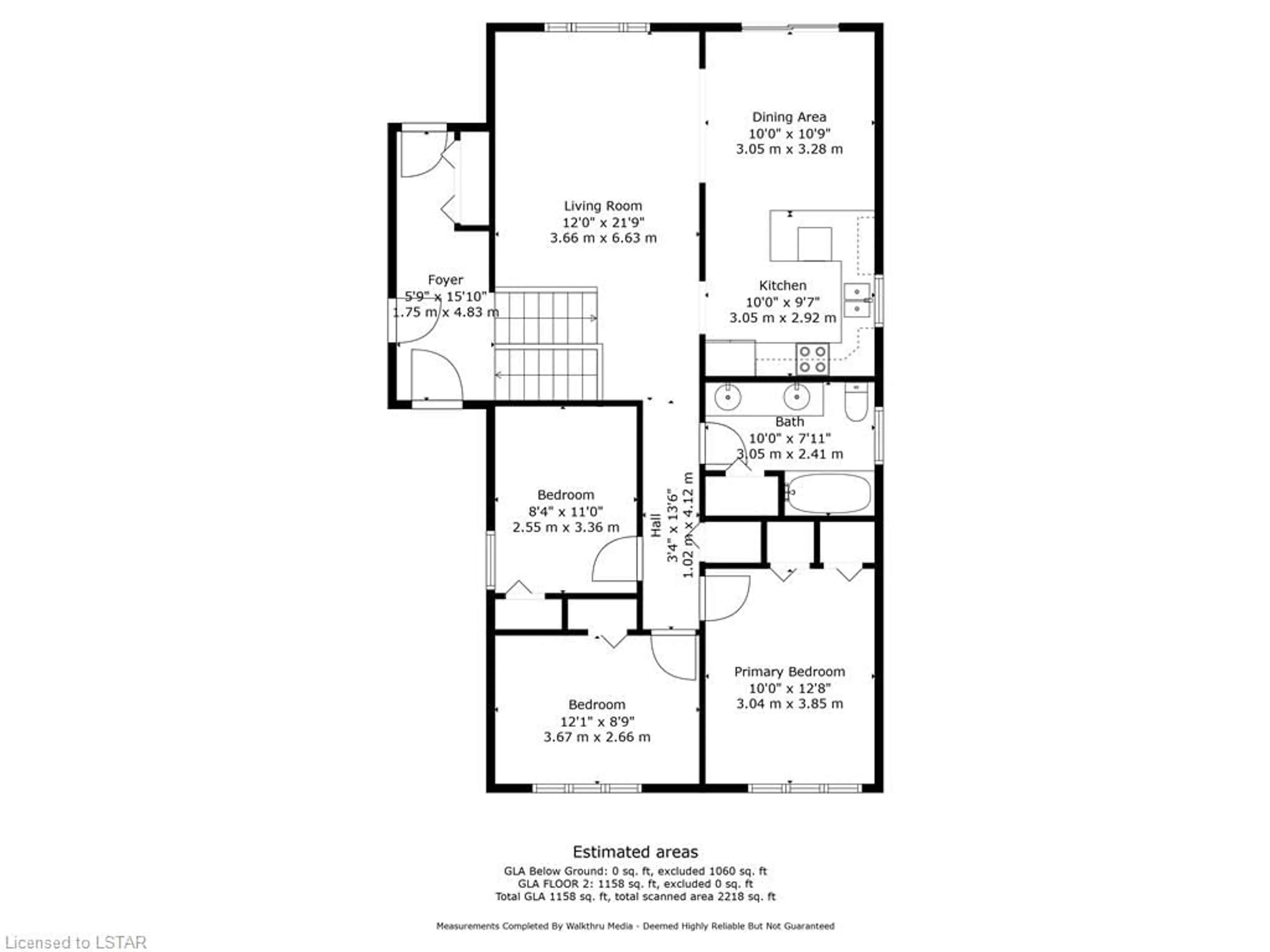 Floor plan for 558 Helen Street, Mount Brydges Ontario N0L 1W0