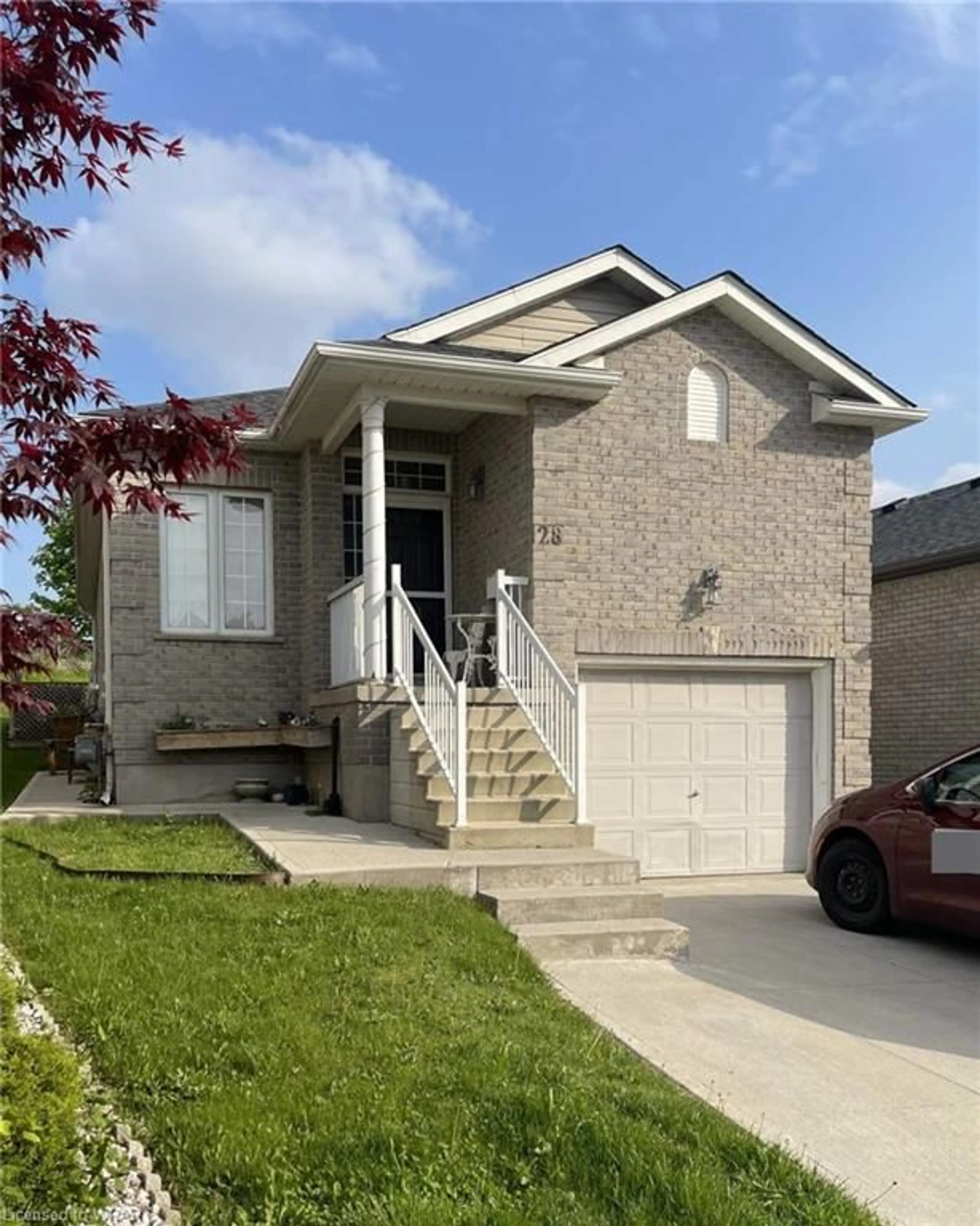 Home with brick exterior material for 28 Lena Cres, Cambridge Ontario N1R 8P4