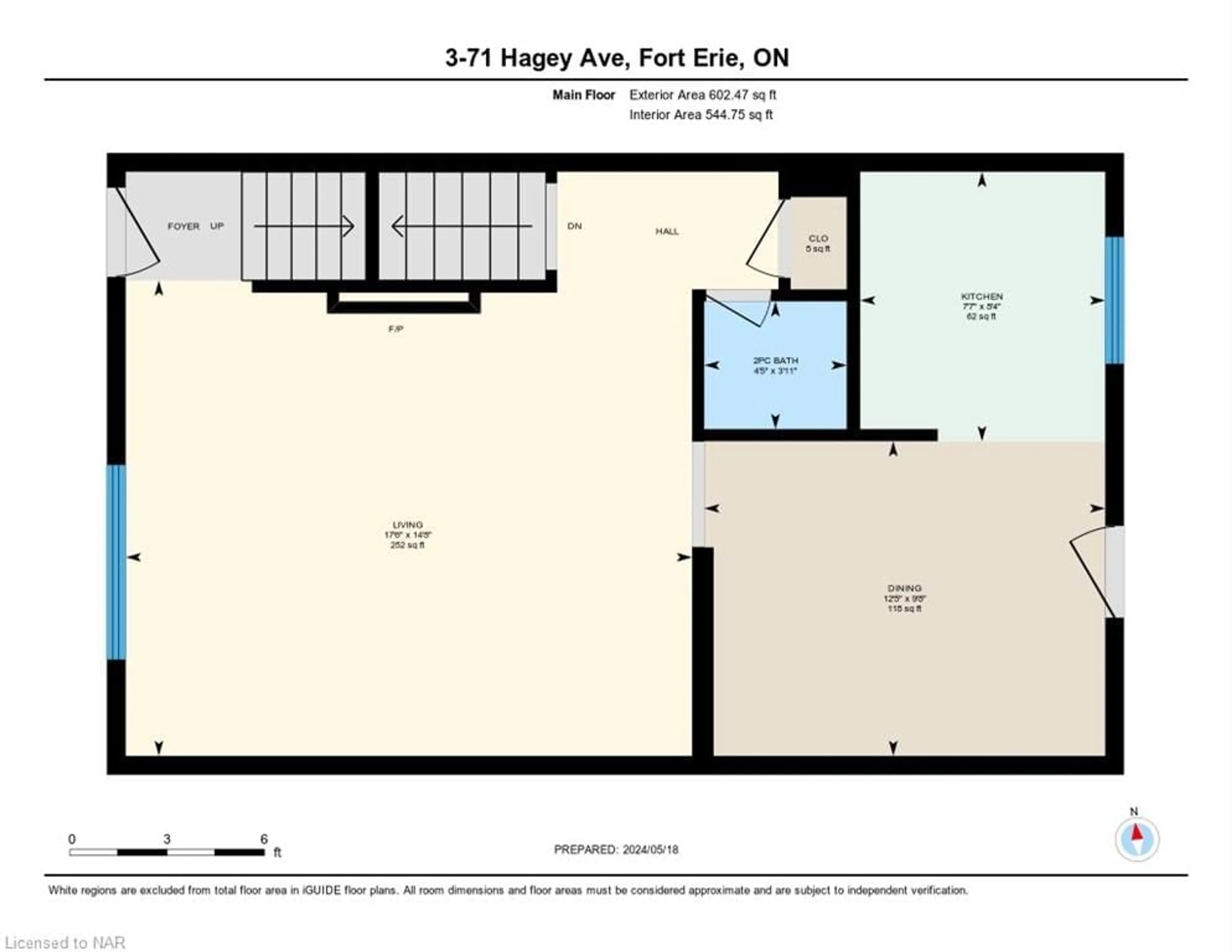 Floor plan for 71 Hagey Ave #3, Fort Erie Ontario L2A 1W5