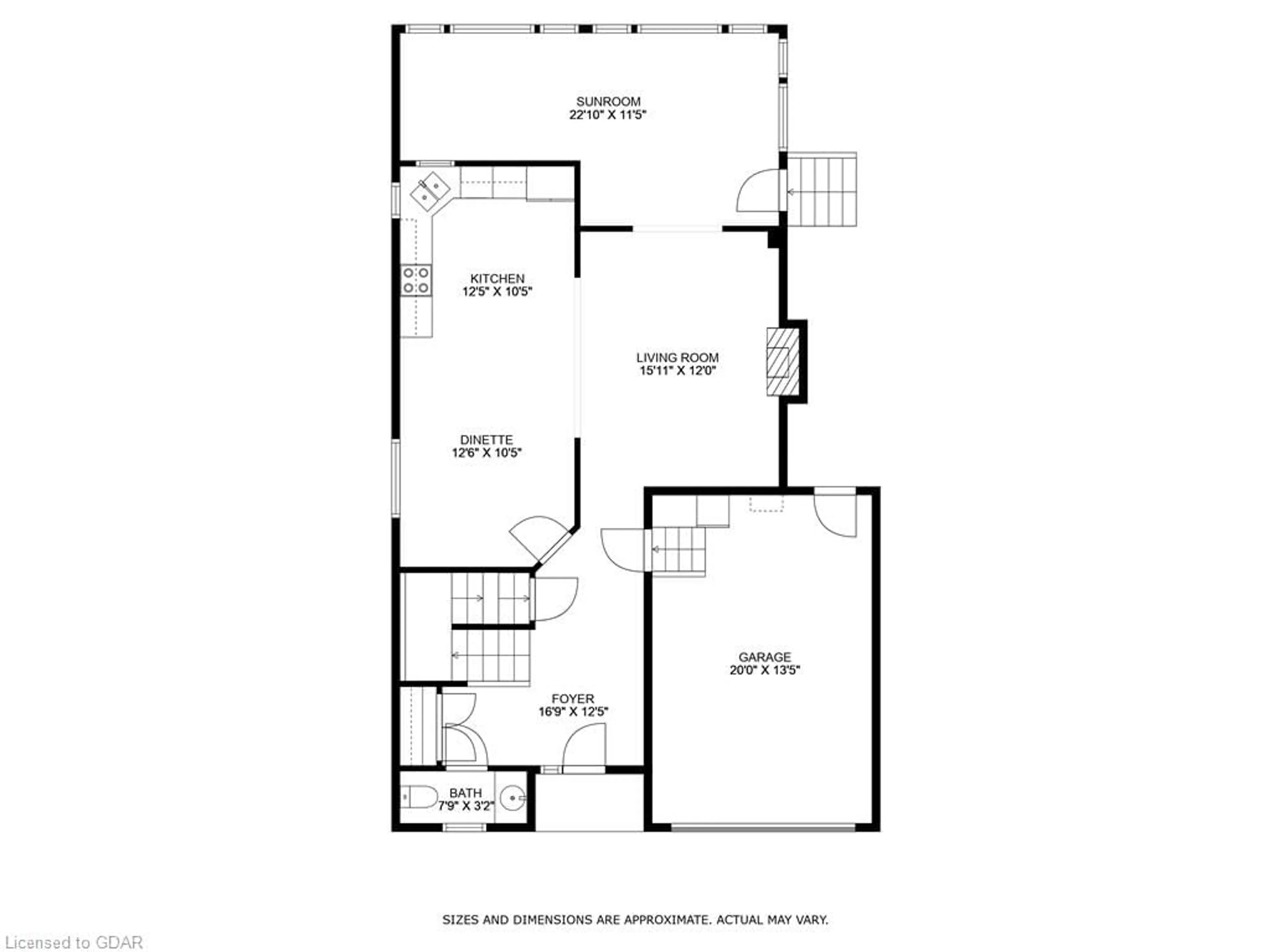 Floor plan for 38 Grassyplain Dr, Hamilton Ontario L0R 1W0