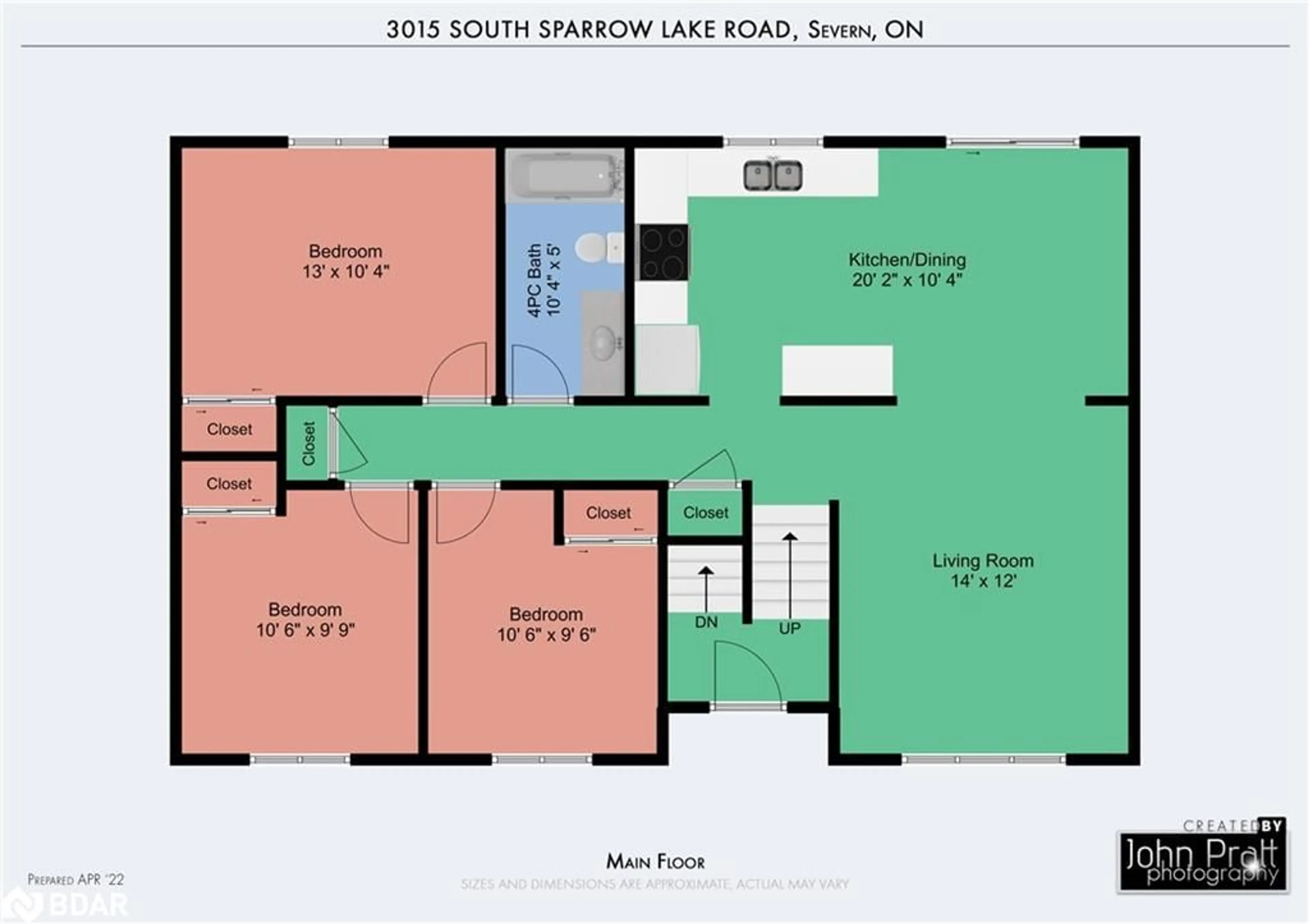 Floor plan for 3015 South Sparrow Lake Rd, Washago Ontario L0K 2B0