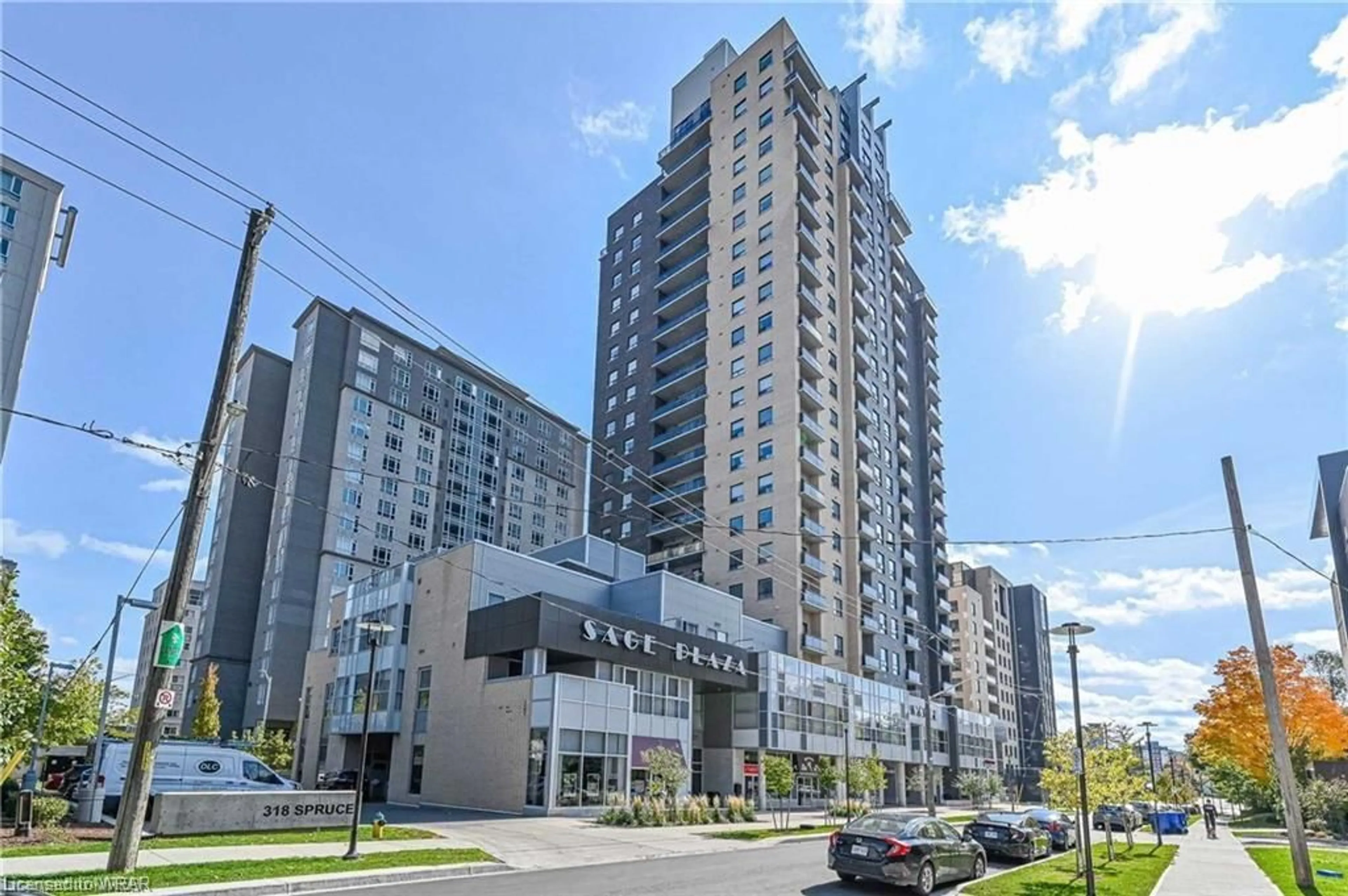 A pic from exterior of the house or condo for 318 Spruce St #807, Waterloo Ontario N2L 3M7