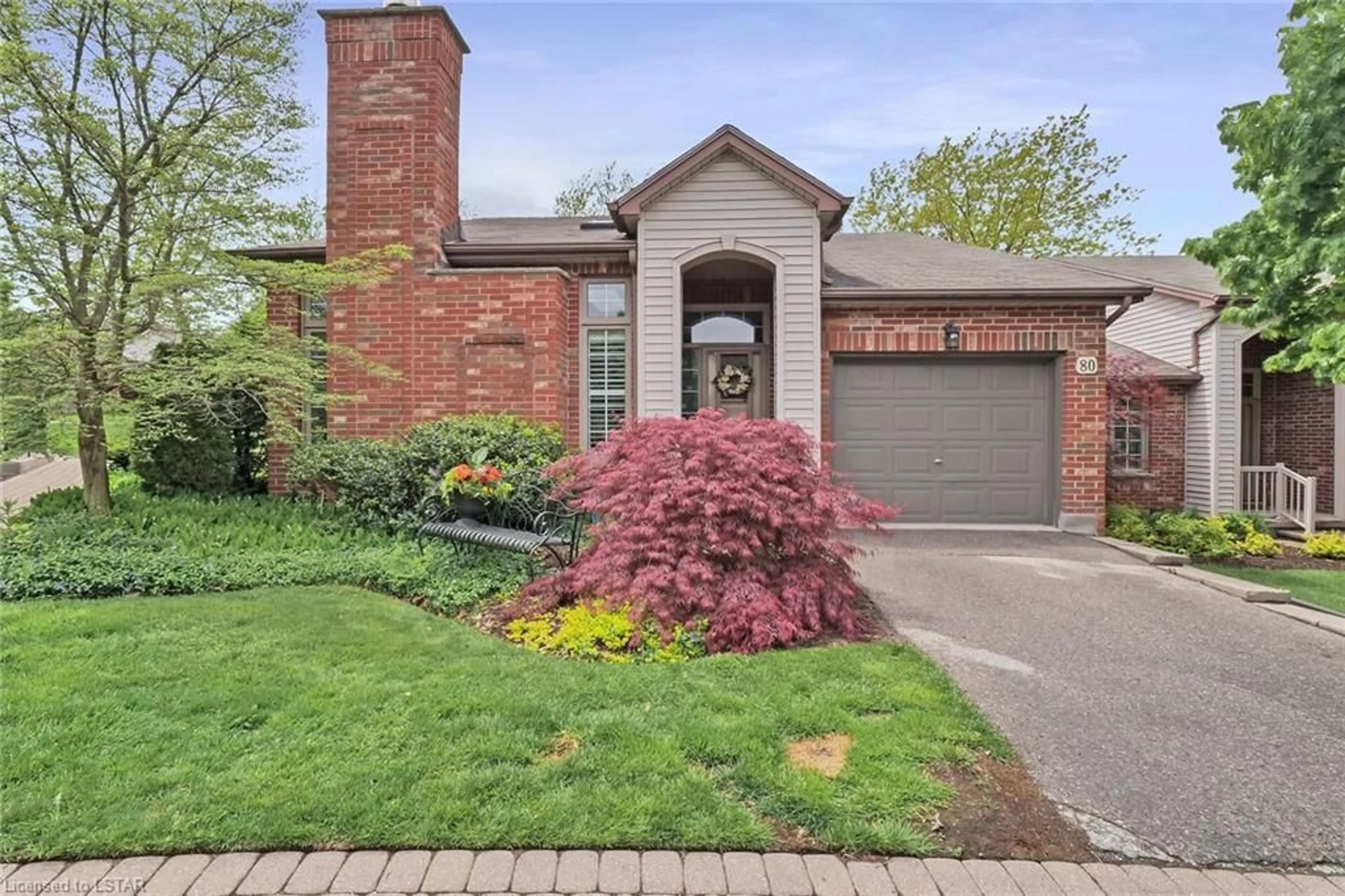 Home with brick exterior material for 1100 Byron Baseline Rd #80, London Ontario N6K 4M3