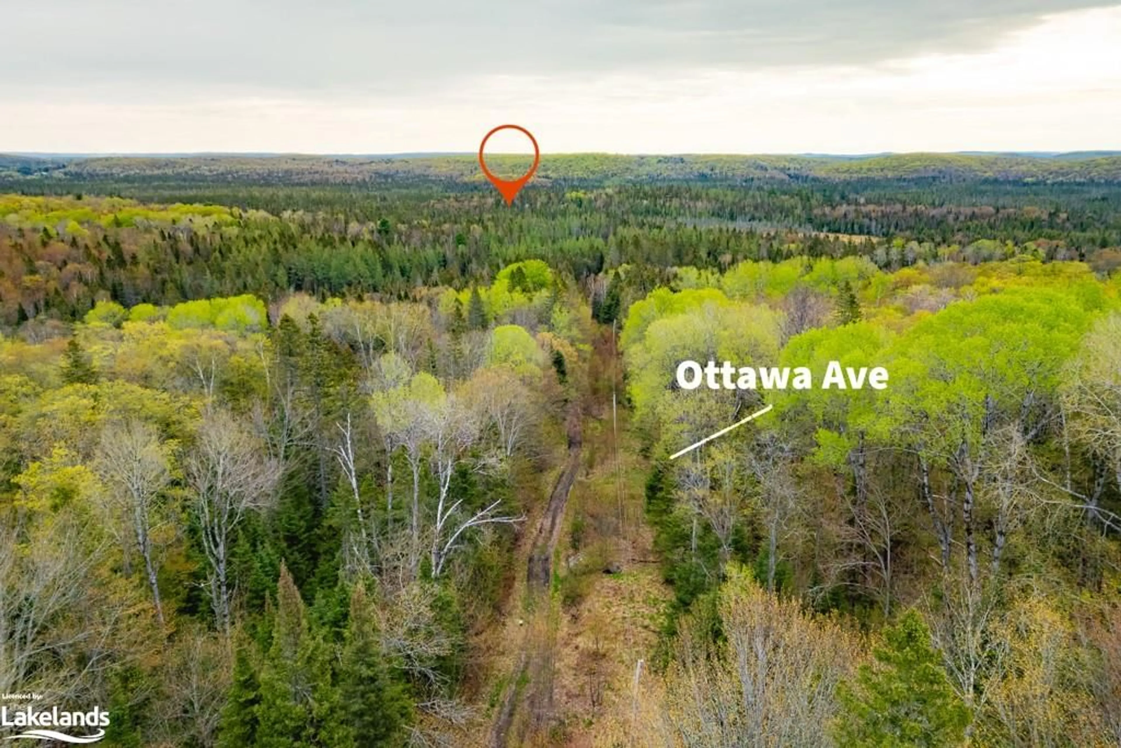 Picture of a map for PART LOT 18 Ottawa Ave, South River Ontario P0A 1X0