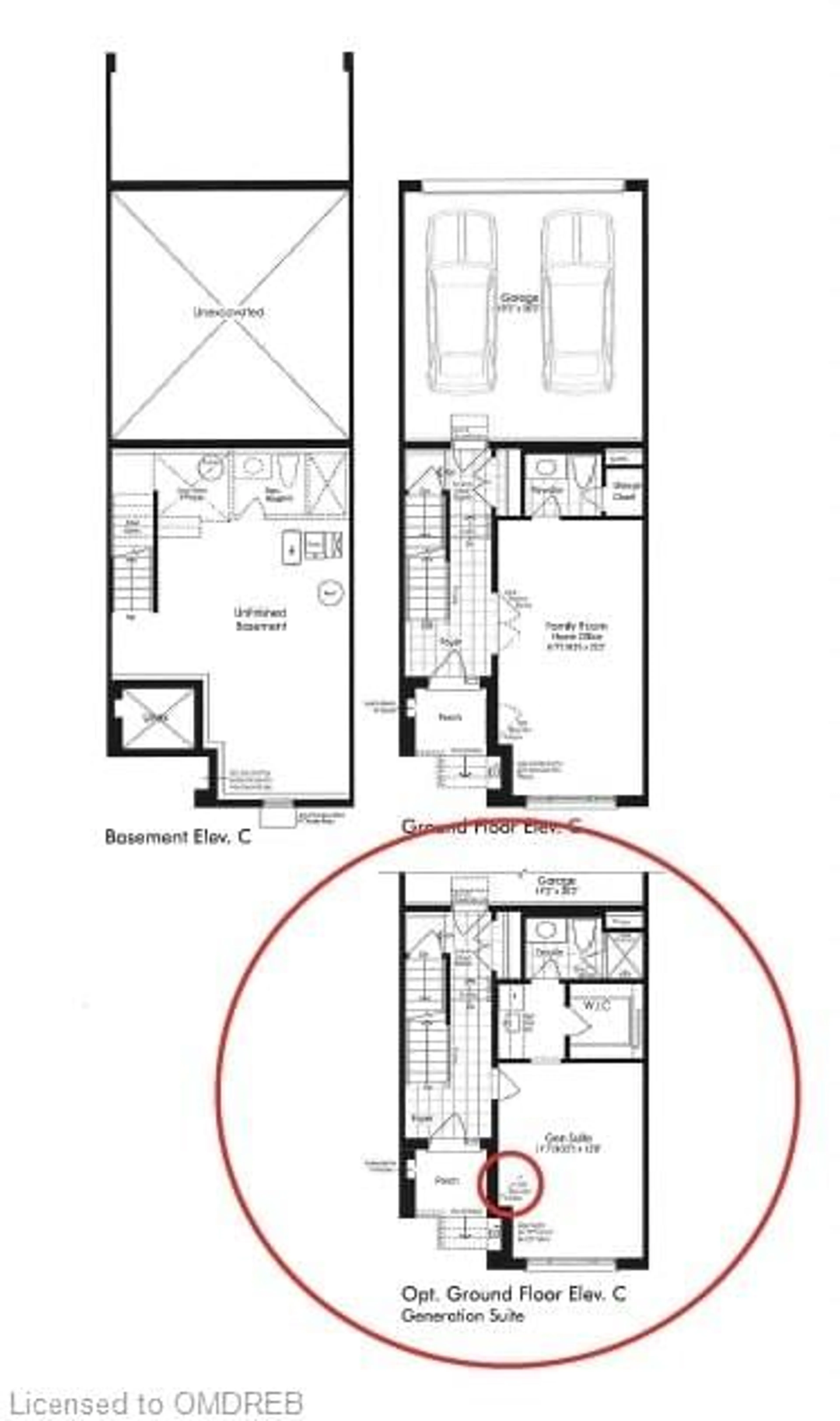 Floor plan for 9 Marvin Ave, Oakville Ontario L6H 7C5