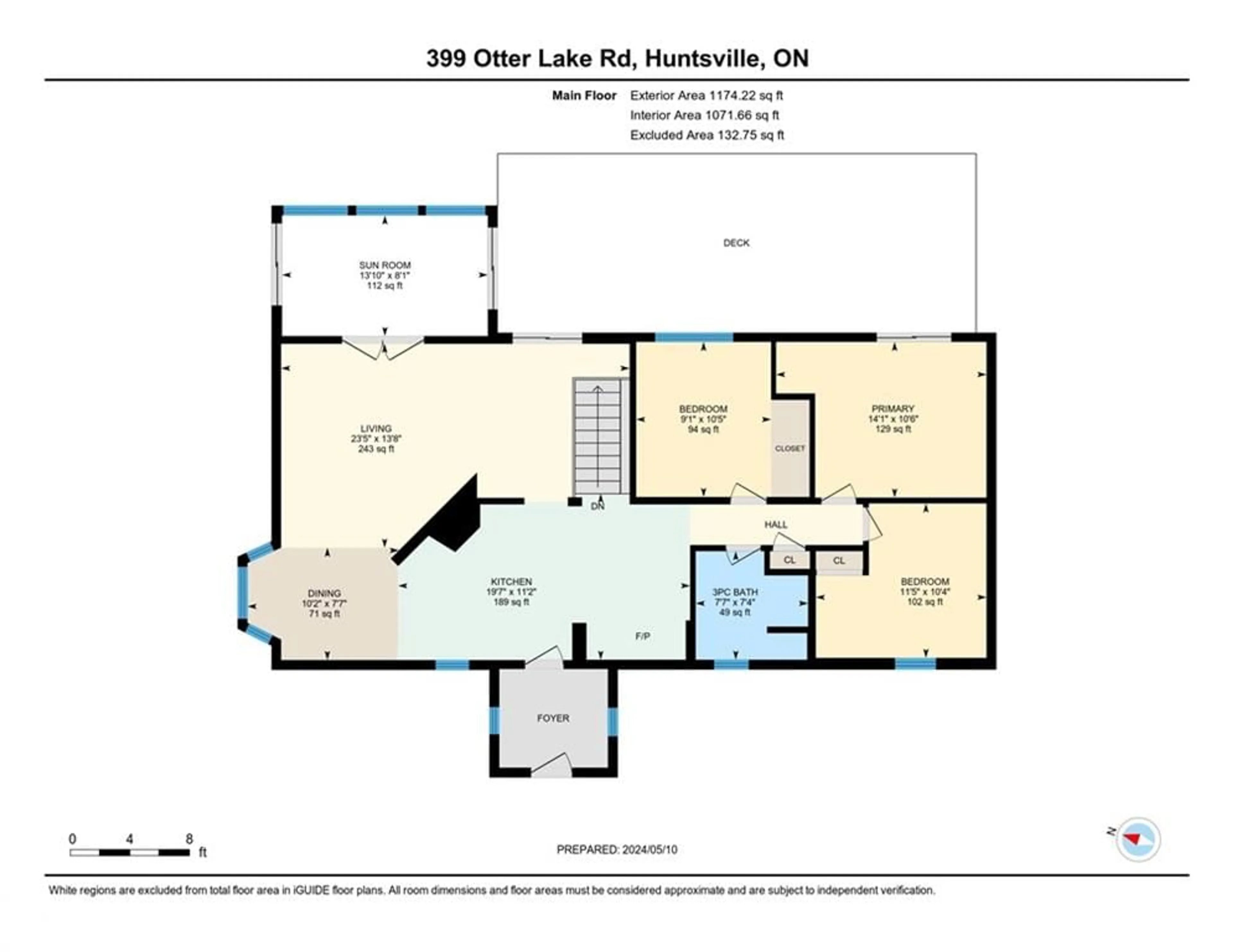 Floor plan for 399 Otter Lake Rd, Huntsville Ontario P1H 0H8